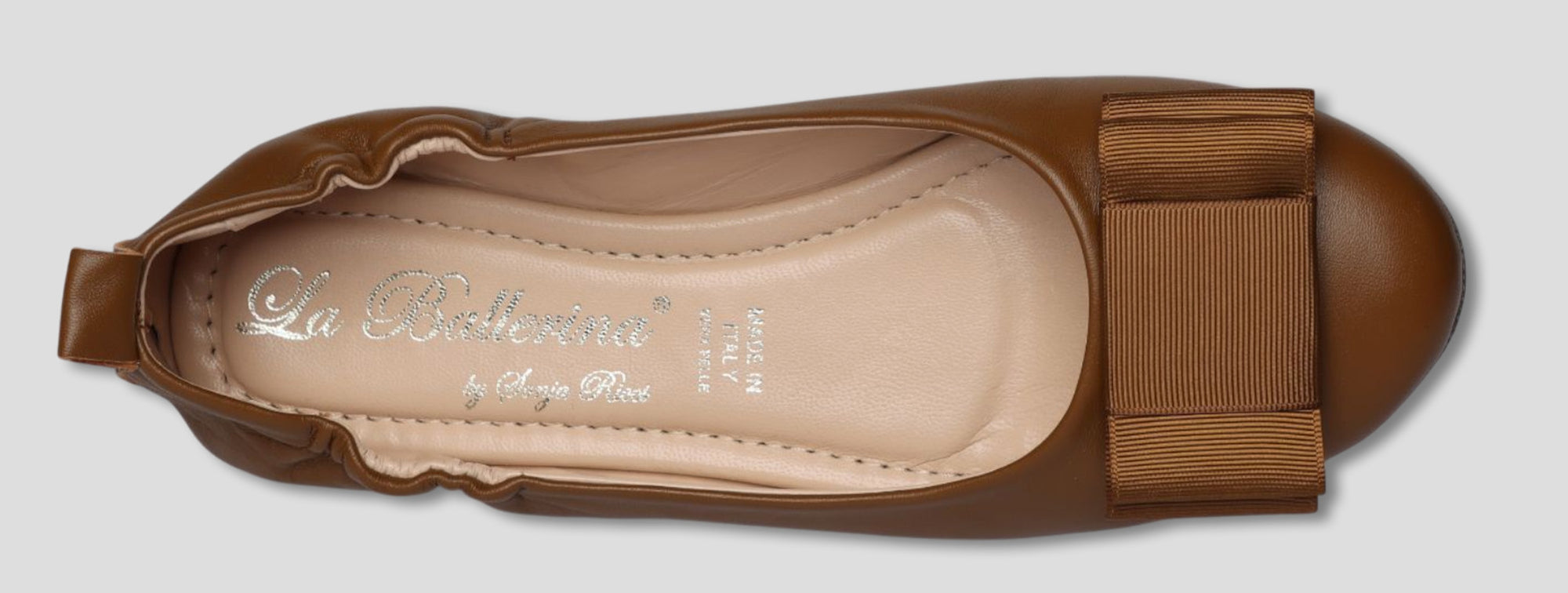 La Ballerina Soft – Bequeme Damen-Ballerinas aus Leder braun [35] - La Ballerina
