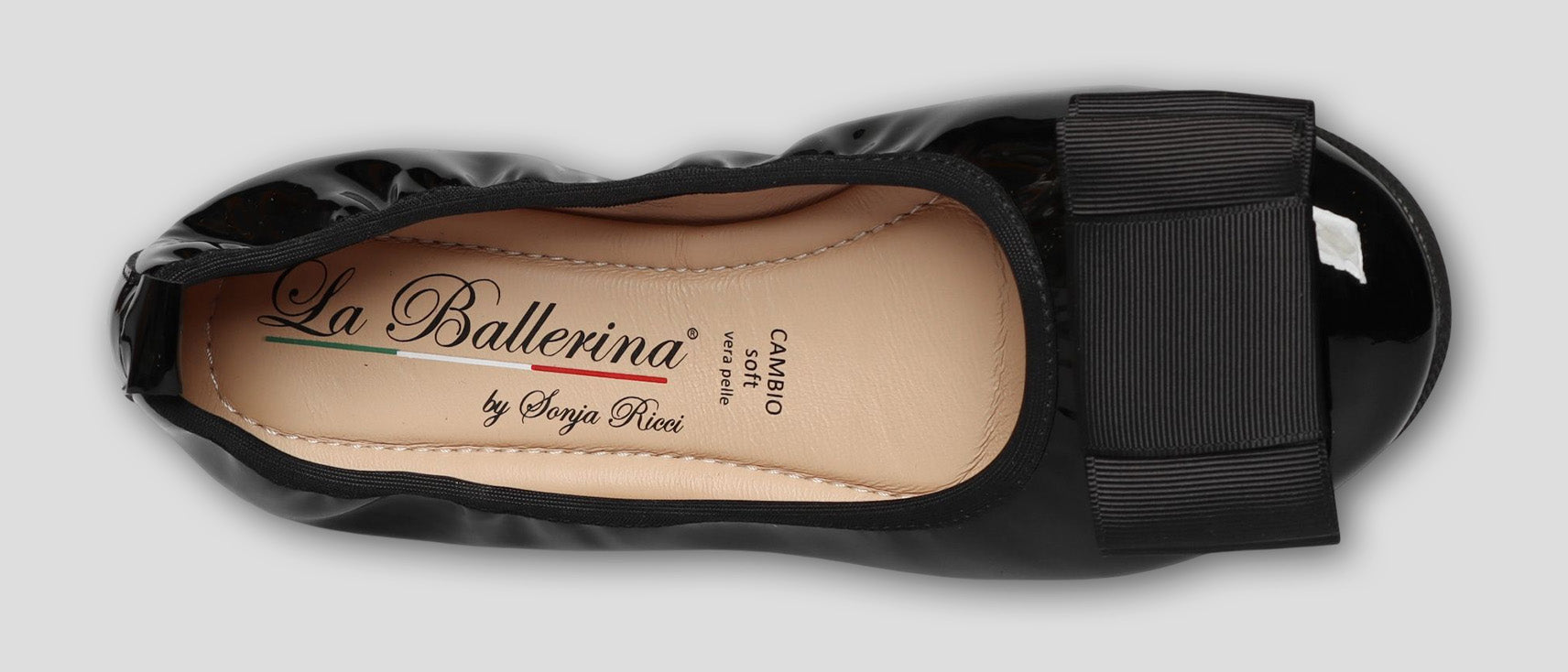 S51 💕LA BALLERINA CAMBIO SCHWARZ – ELEGANTE LEDER-BALLERINAS VON SONJA RICCI