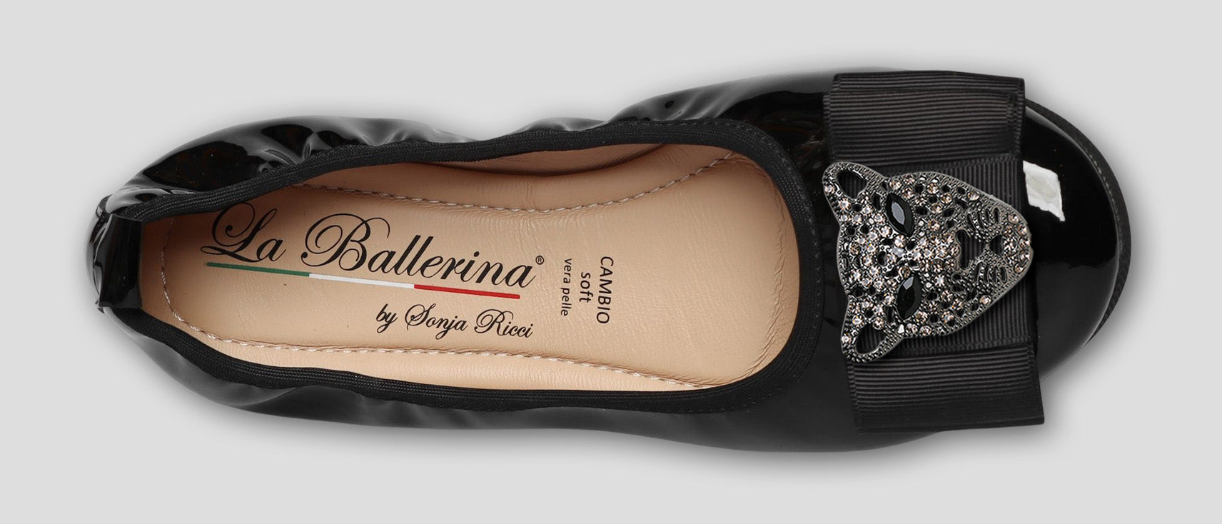 S51 💕LA BALLERINA CAMBIO SCHWARZ – ELEGANTE LEDER-BALLERINAS VON SONJA RICCI