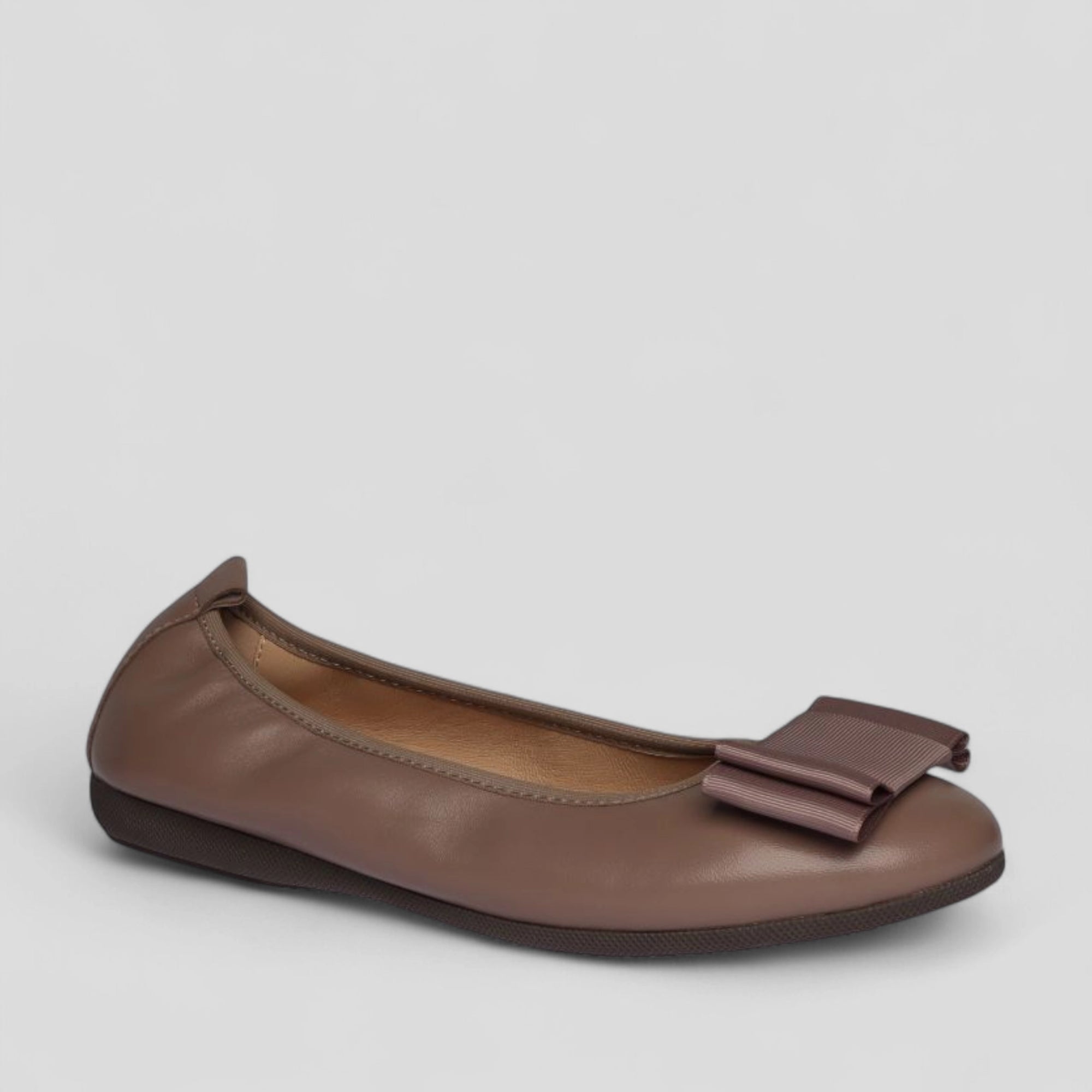 S55 💕 LA BALLERINA TOPFARBE LEDER-BALLERINAS MIT AUSTAUSCHBARER SCHNALLE - La Ballerina