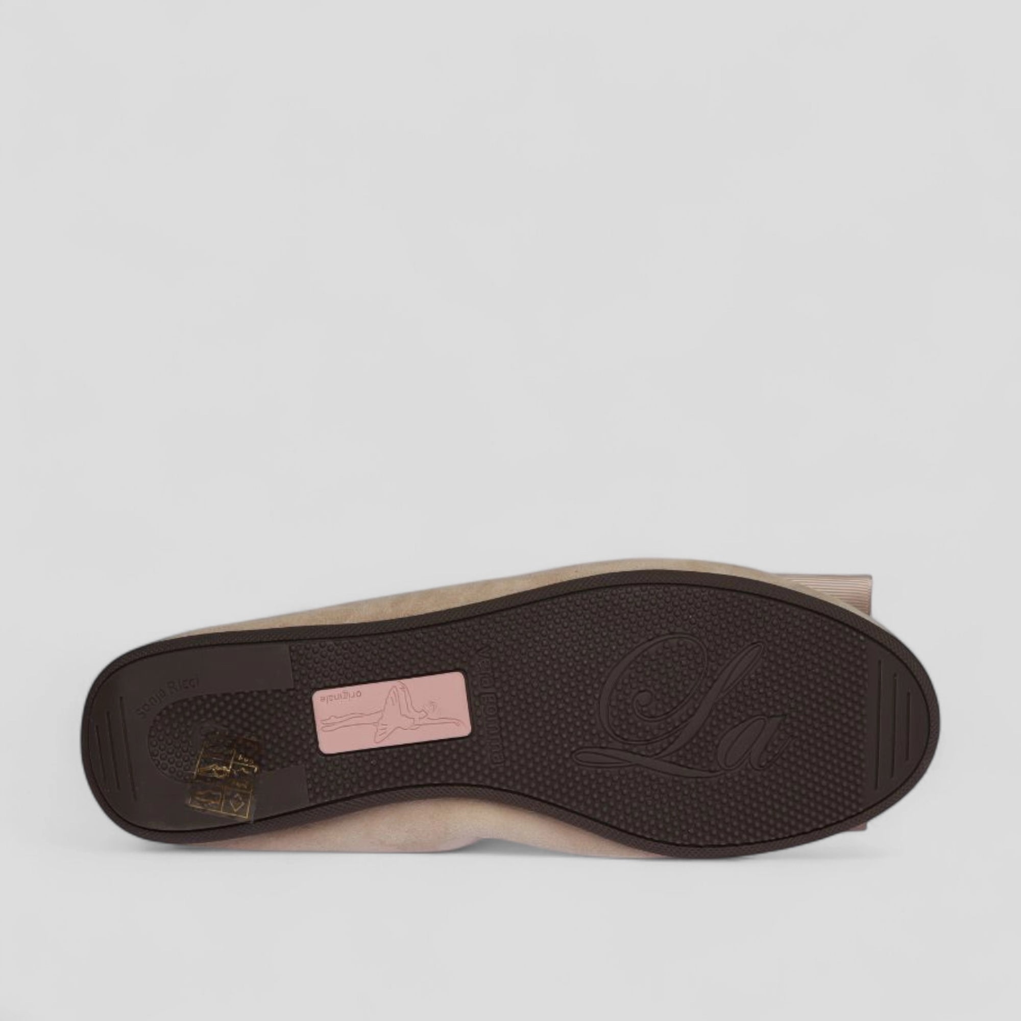 S26 💕 LA BALLERINA CAMBIO CAMOSCIO BEIGE - La Ballerina