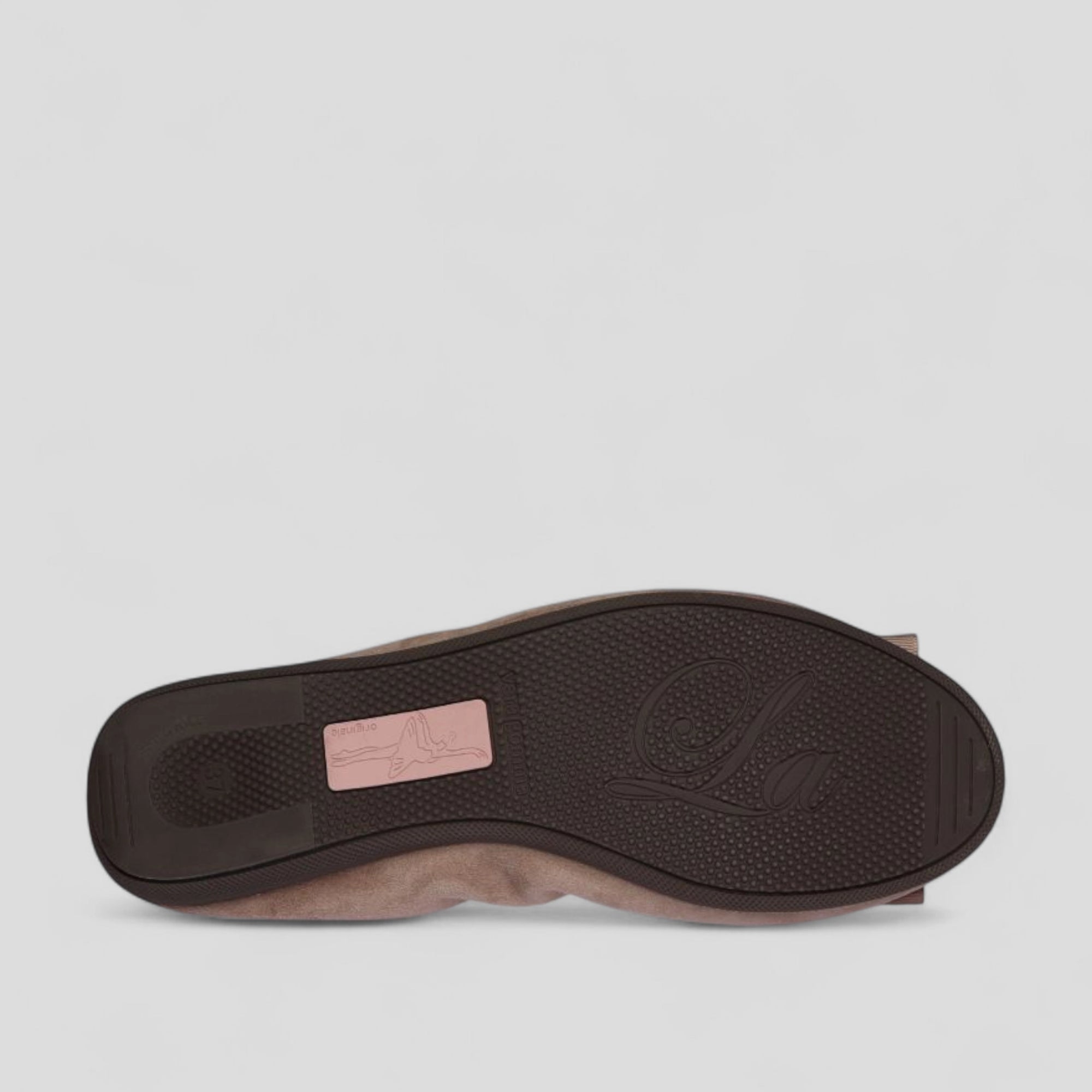 S21 💕 LA BALLERINA CAMBIO VELOURSLEDER TAUPE – ELEGANTE DAMEN BALLERINAS - La Ballerina