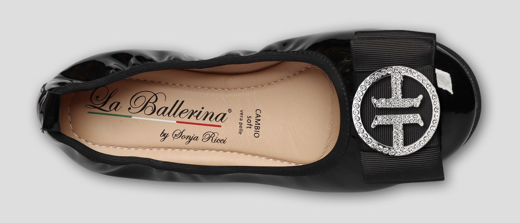 S51 💕LA BALLERINA CAMBIO SCHWARZ – ELEGANTE LEDER-BALLERINAS VON SONJA RICCI