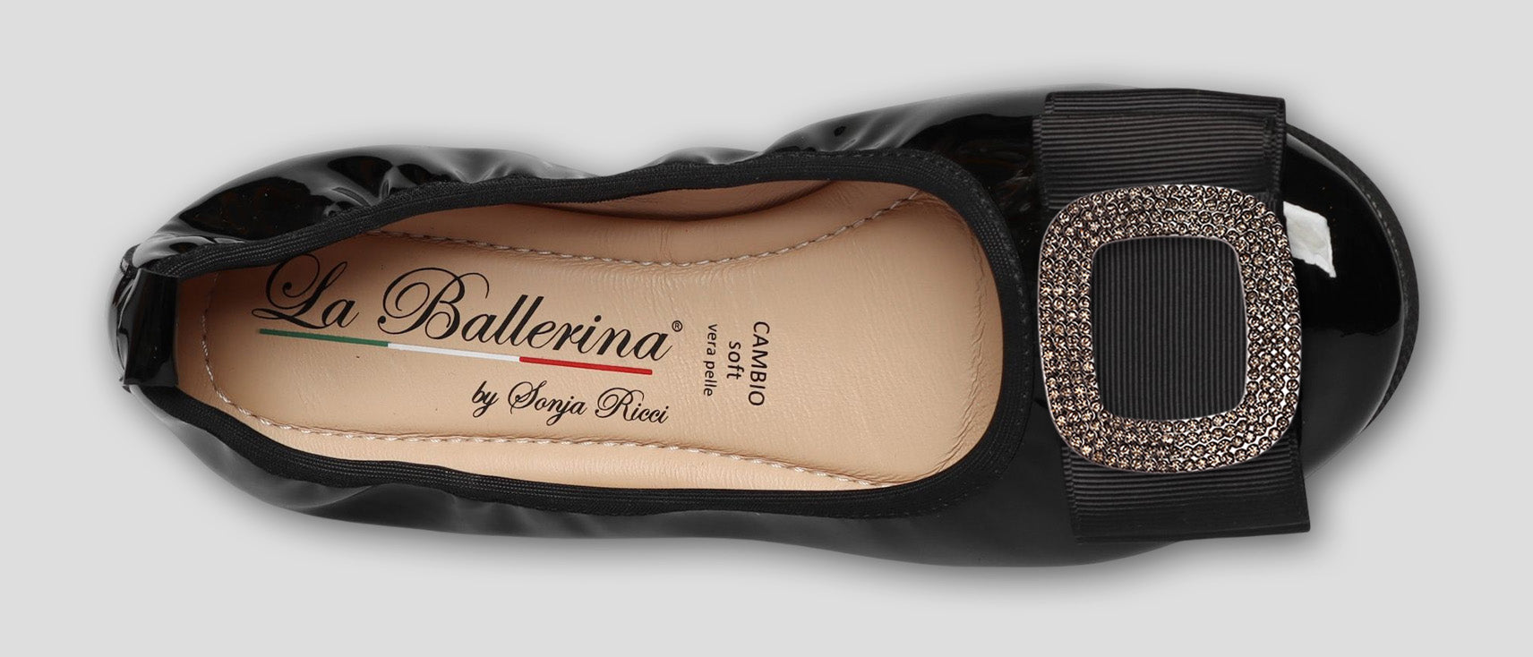 S51 💕LA BALLERINA CAMBIO SCHWARZ – ELEGANTE LEDER-BALLERINAS VON SONJA RICCI