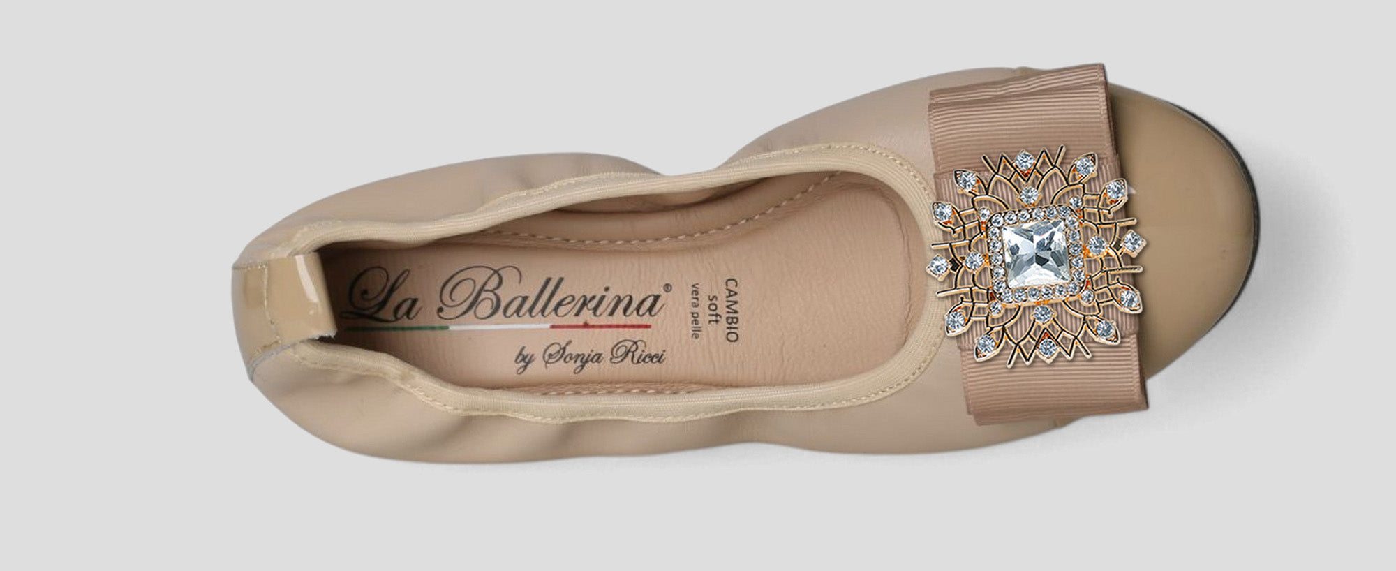 NAPPA-VERNICE BEIGE - La Ballerina