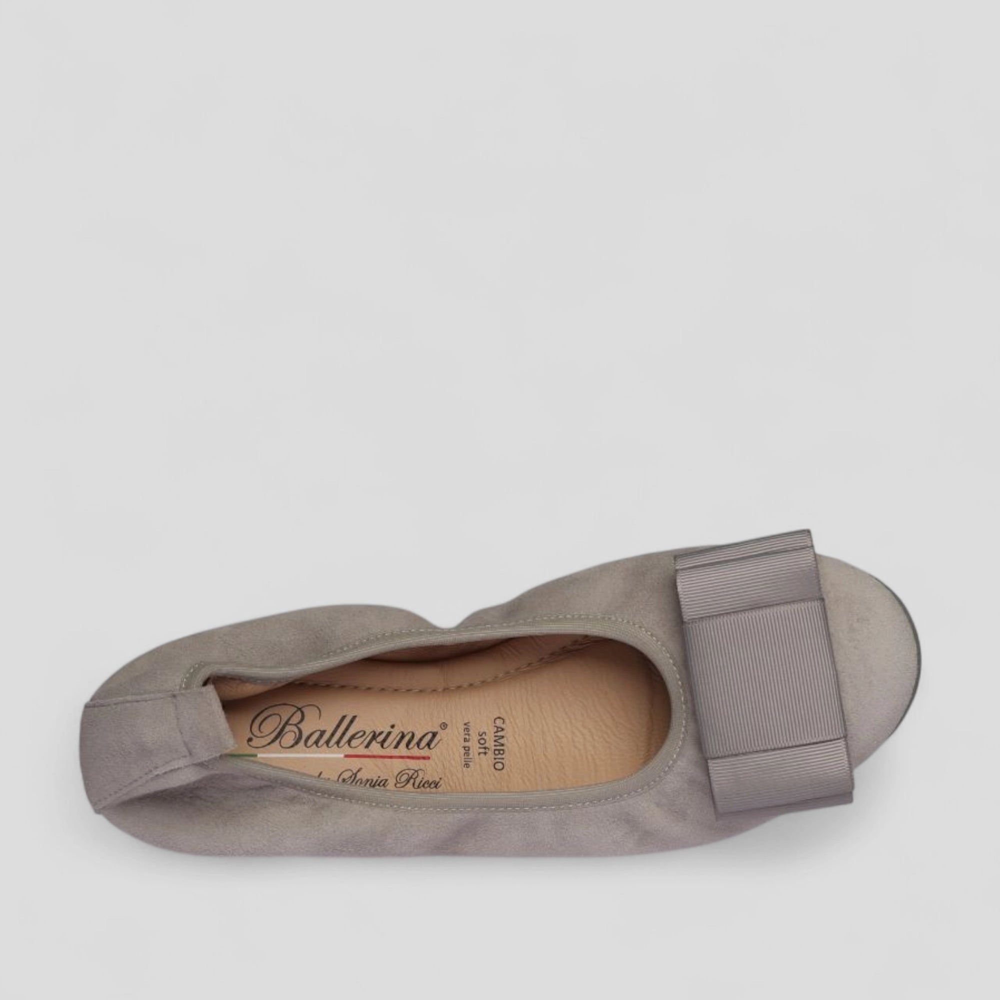 S60 💕LA BALLERINA CAMBIO VELOURSLEDER GRAU - La Ballerina