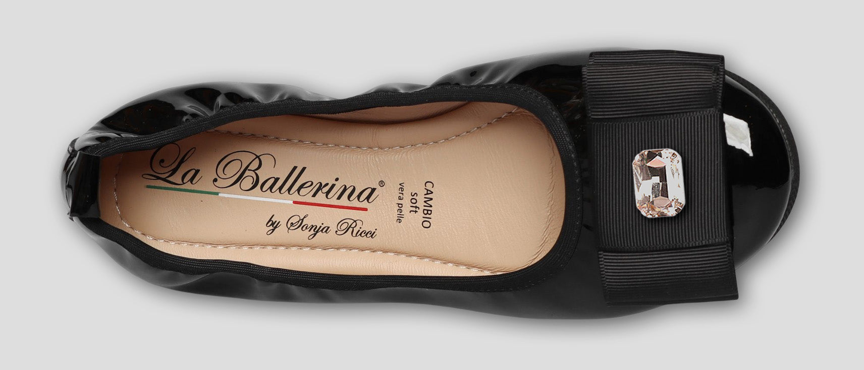 S51 💕LA BALLERINA CAMBIO SCHWARZ – ELEGANTE LEDER-BALLERINAS VON SONJA RICCI