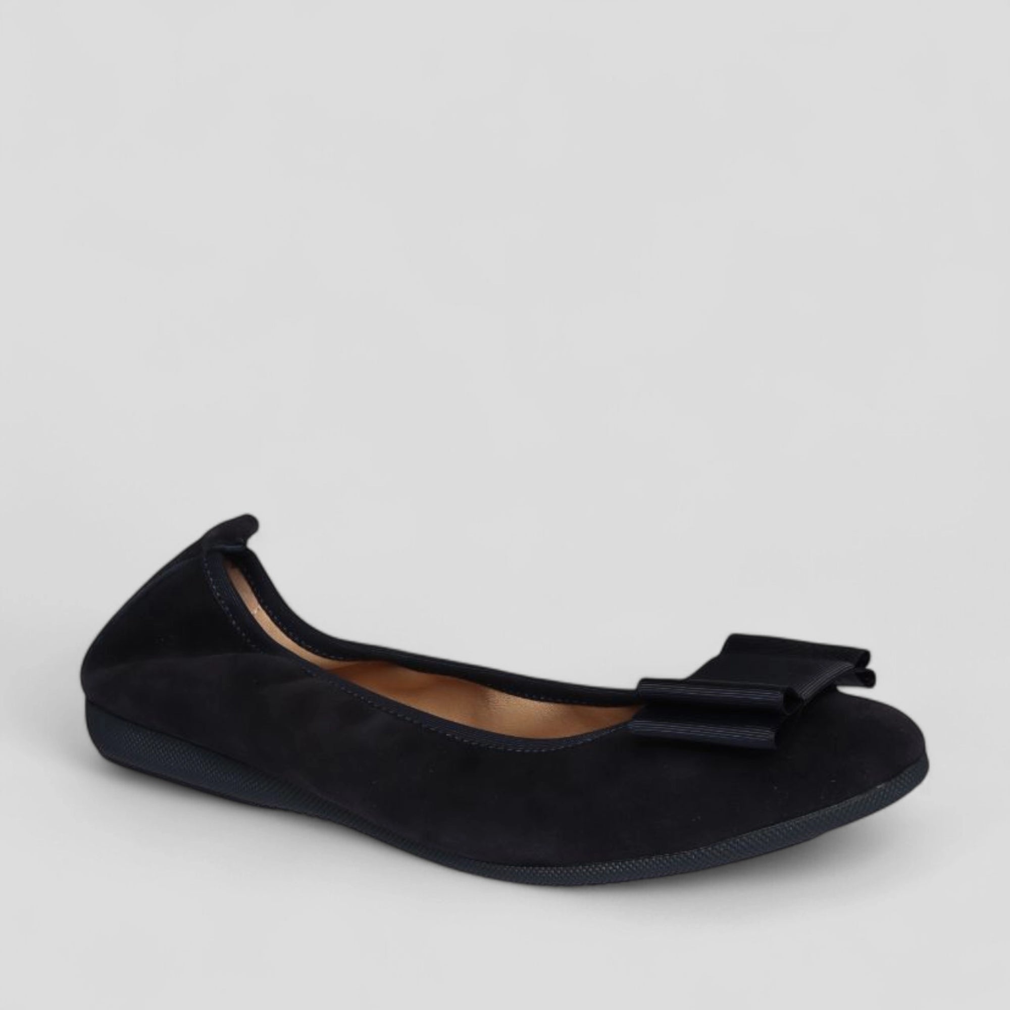 S15 💕 LA BALLERINA CAMBIO BALLERINAS VELOURSLEDER BLAU – ELEGANT & BEQUEM - La Ballerina