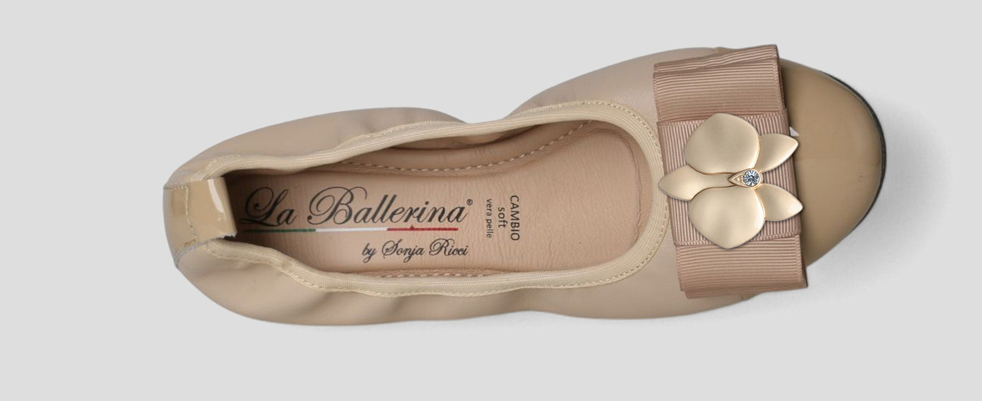 NAPPA-VERNICE BEIGE - La Ballerina