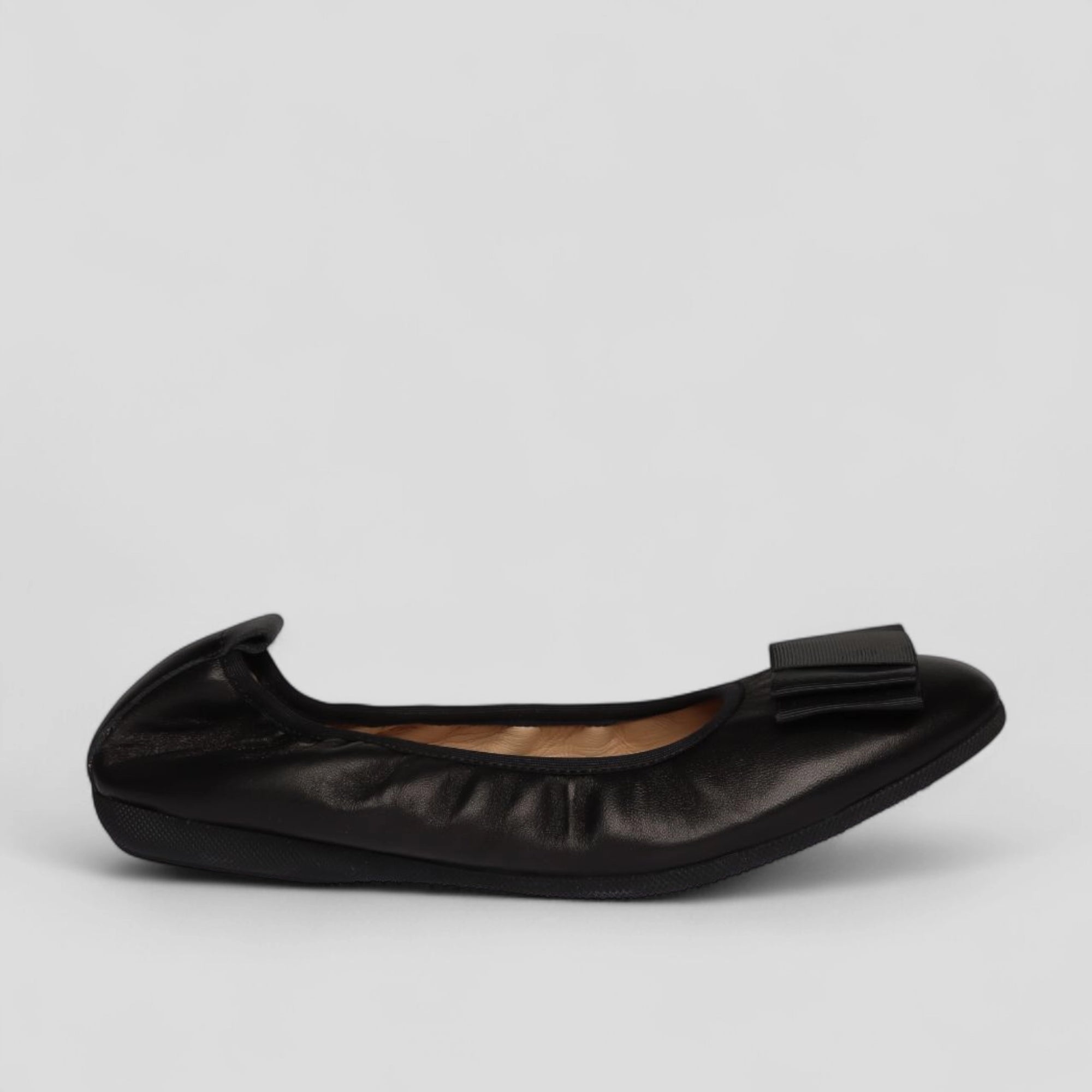 S10 💕 LA BALLERINA CAMBIO BALLERINAS GLATTLEDER SCHWARZ - La Ballerina