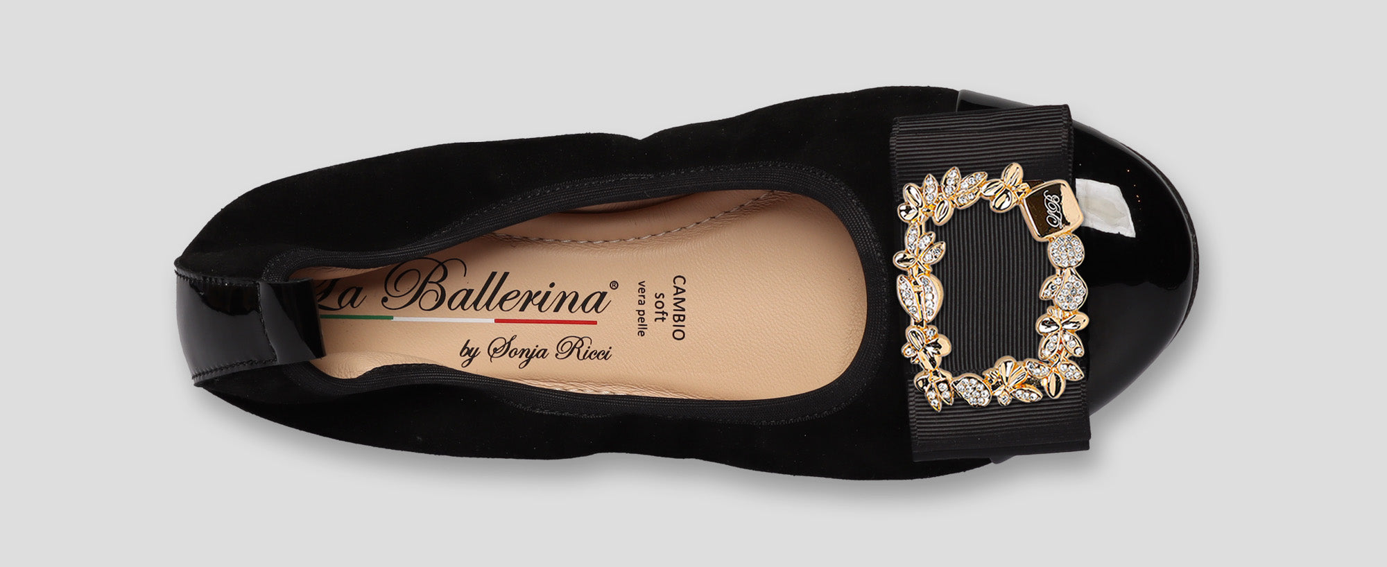 CAMOSCIO-VERNICE NERO - La Ballerina