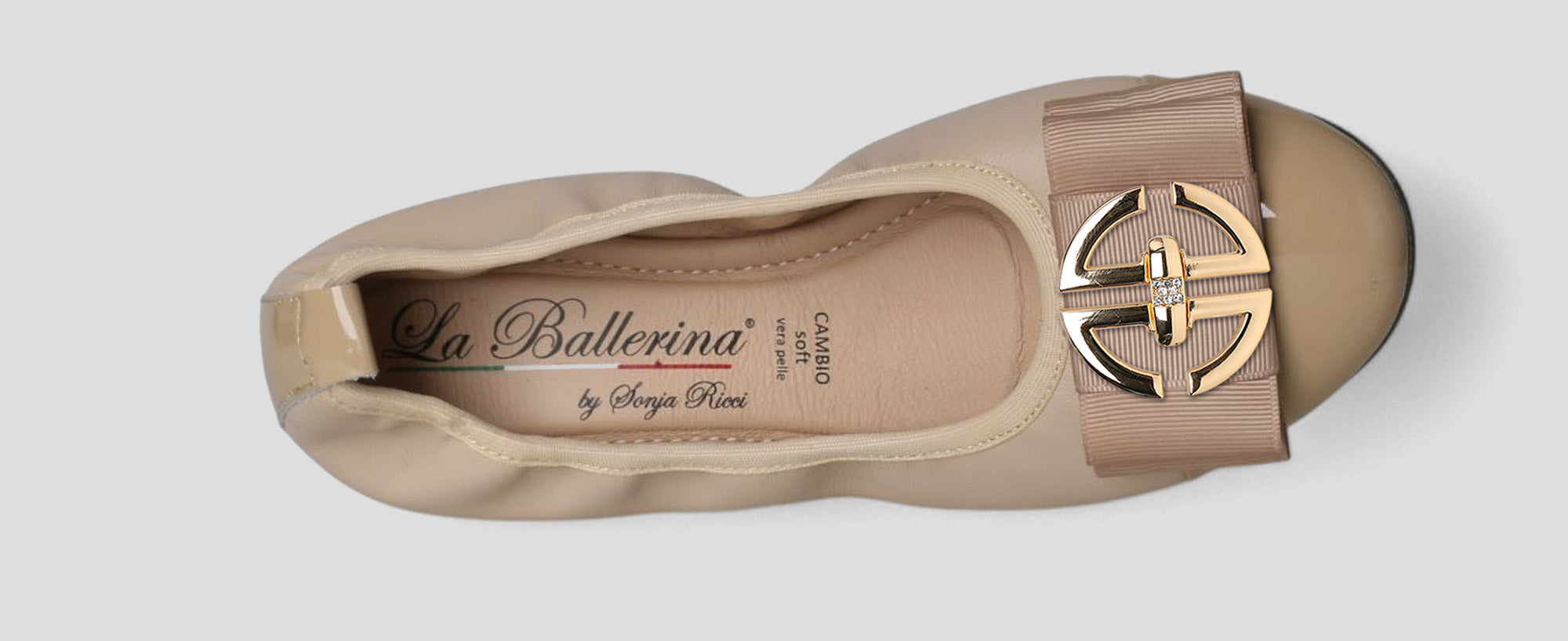 NAPPA-VERNICE BEIGE - La Ballerina