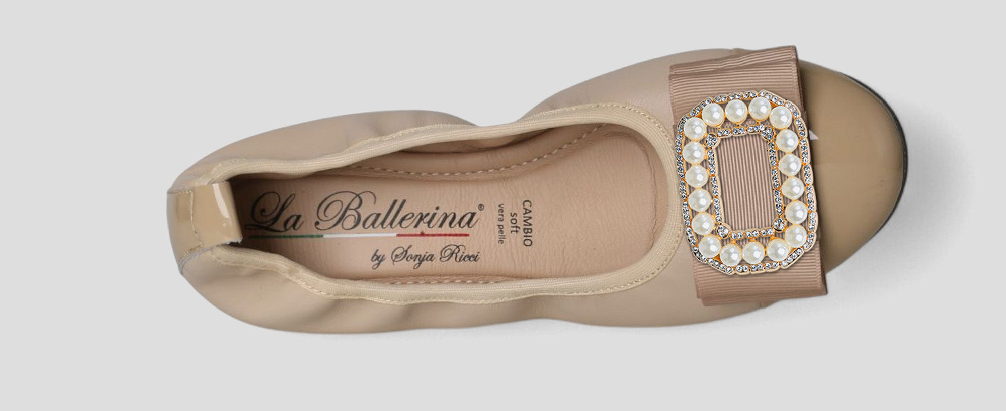 NAPPA-VERNICE BEIGE - La Ballerina