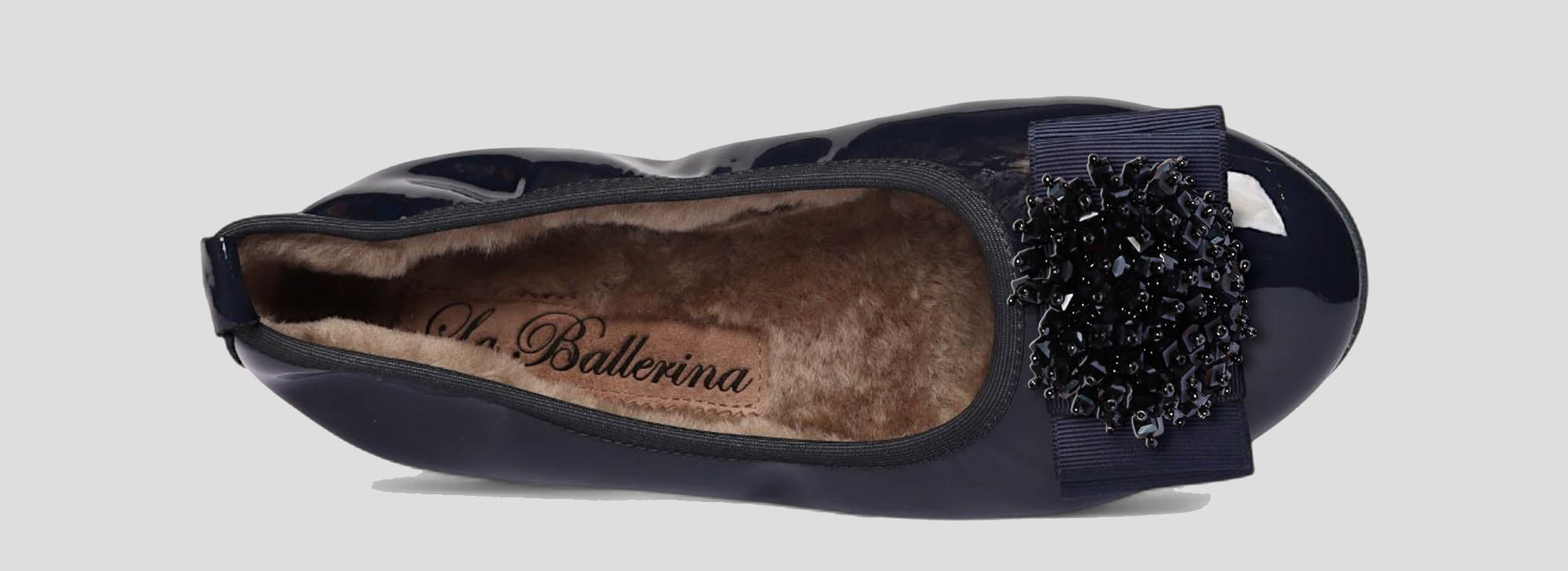 11W💕La Ballerina CAMBIO Warmgefüttert Lackleder blau - La Ballerina