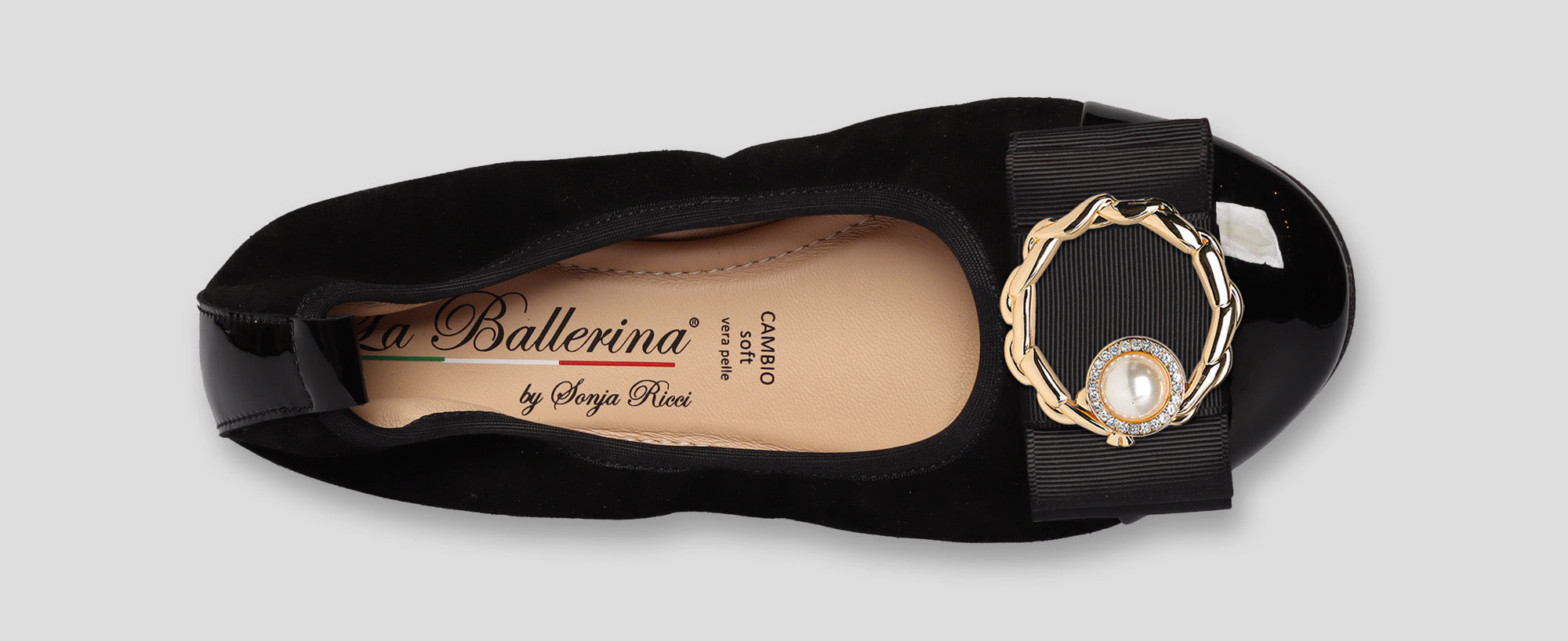 CAMOSCIO-VERNICE NERO - La Ballerina