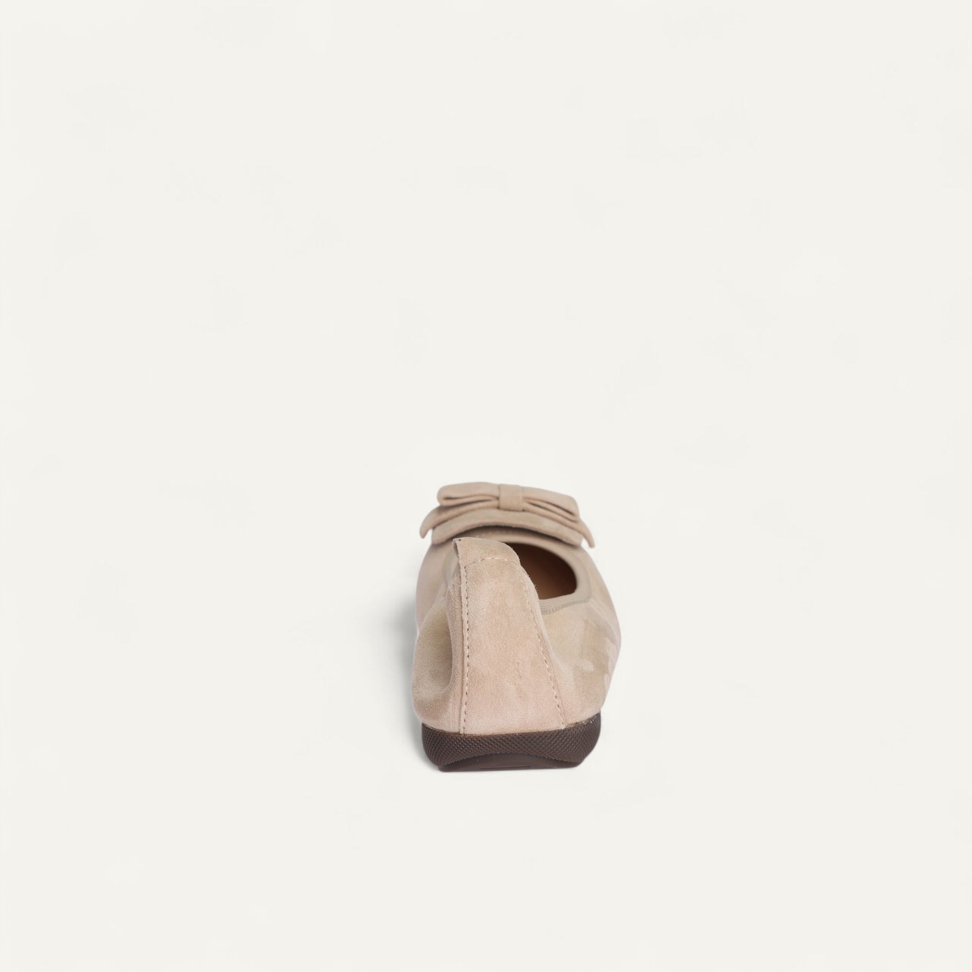 CAMBIO Damen-Ballerinas aus Veloursleder in Beige CAMBIO Ballerinas