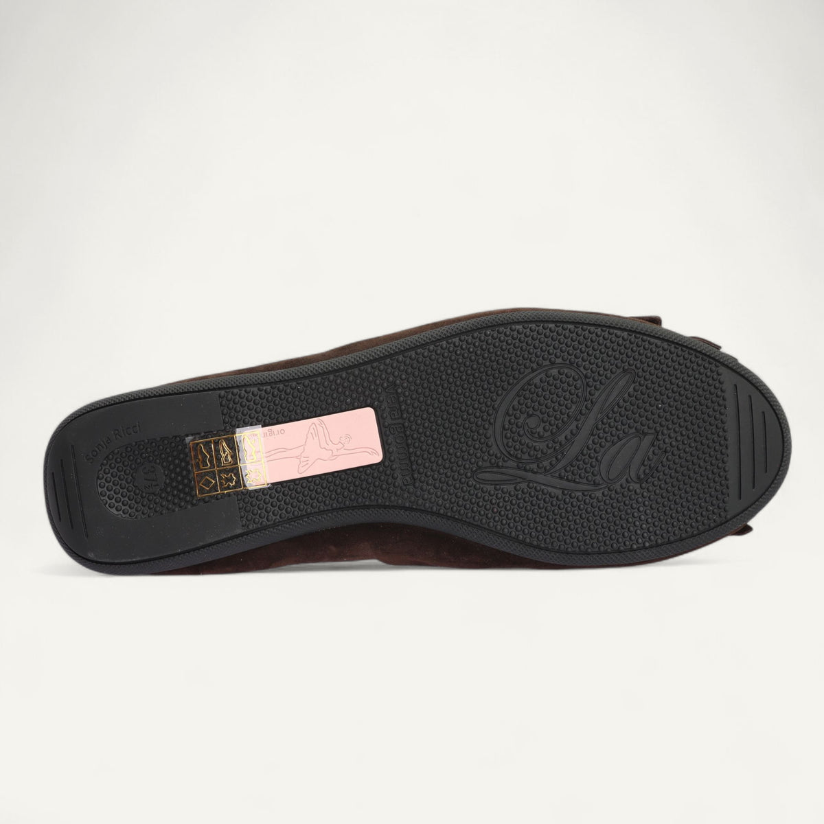 CAMBIO Winter women’s ballet flats in suede — Brown, lambskin lining – C103-245