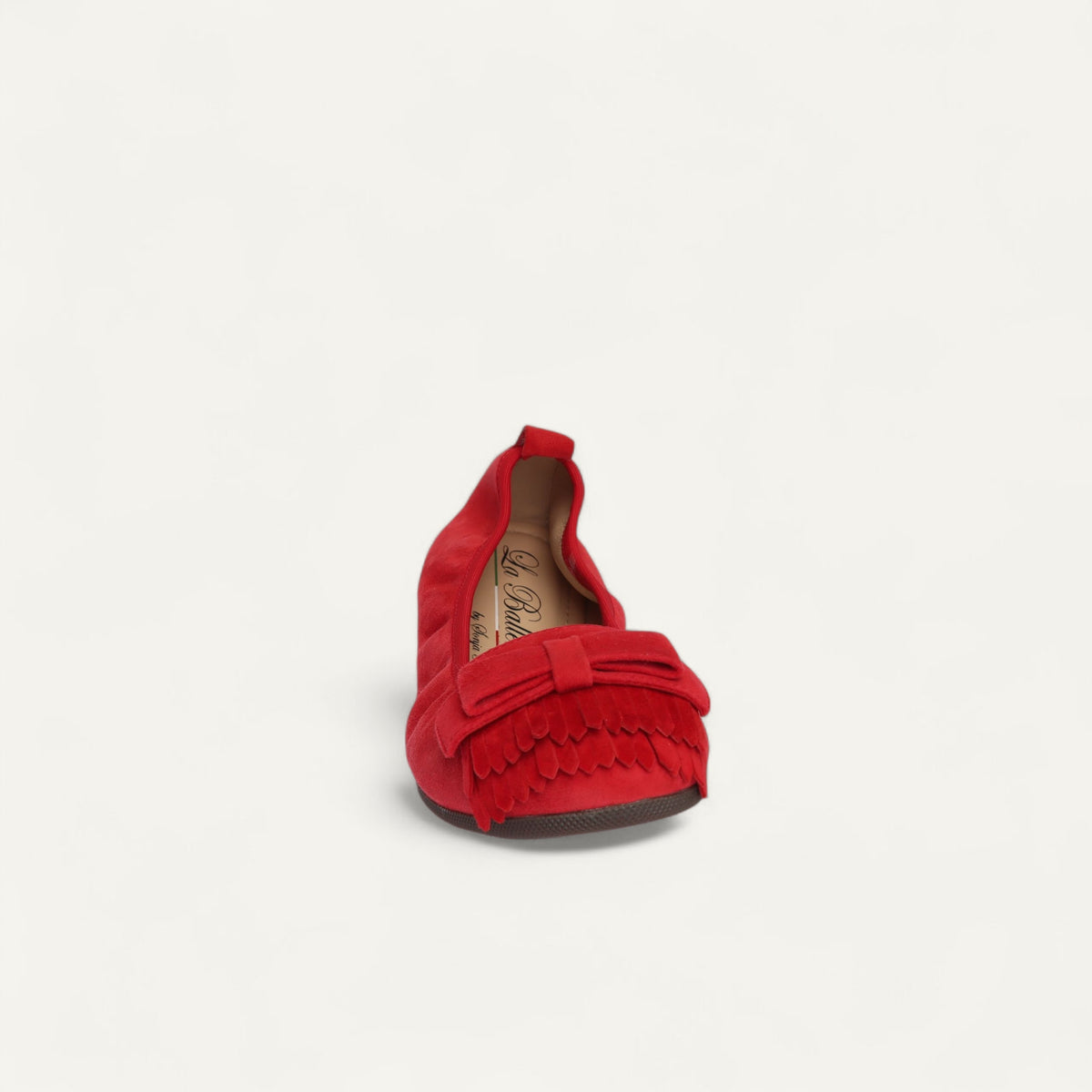 CAMBIO Damen-Ballerinas aus Veloursleder in Rot CAMBIO Ballerinas
