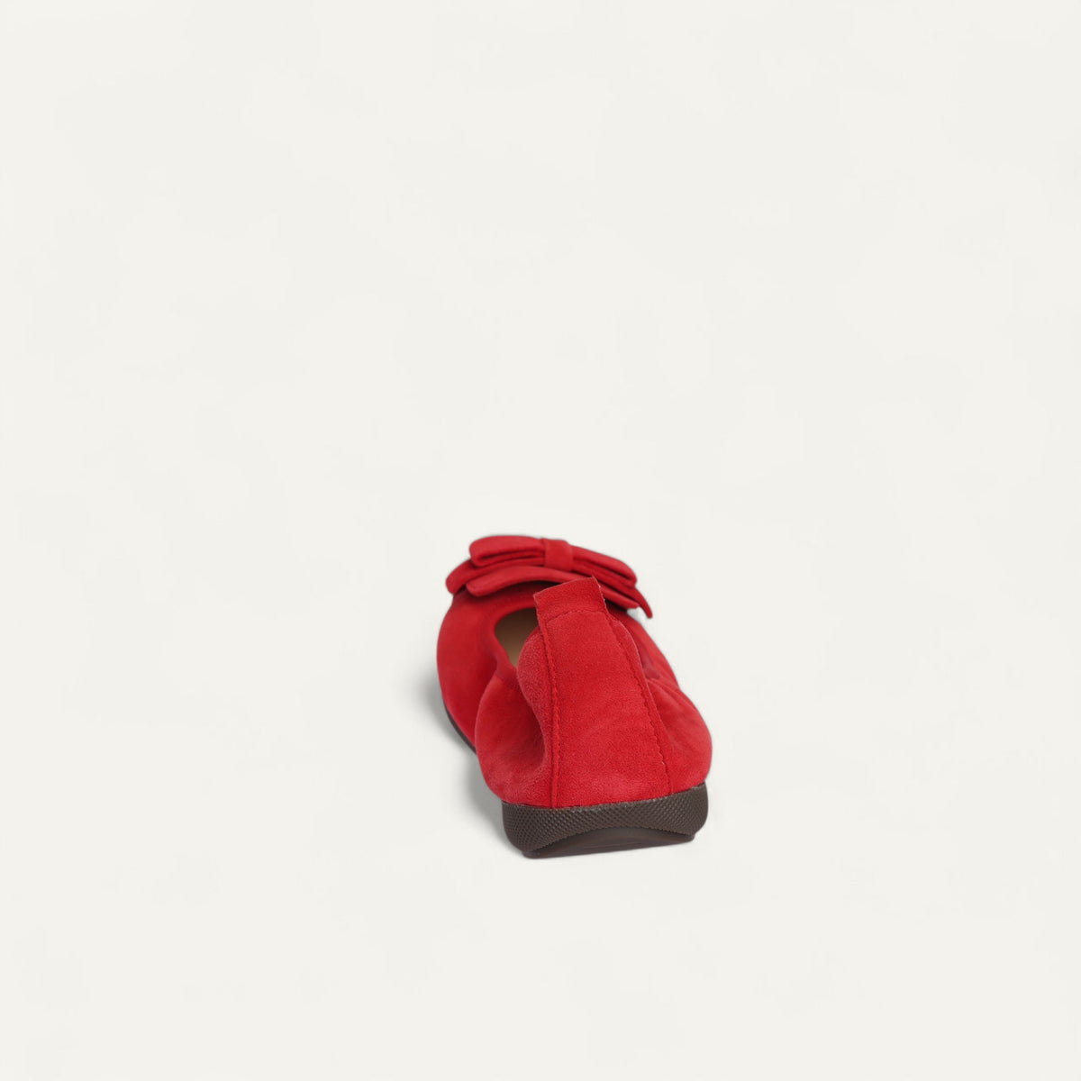 CAMBIO Damen-Ballerinas aus Veloursleder in Rot CAMBIO Ballerinas