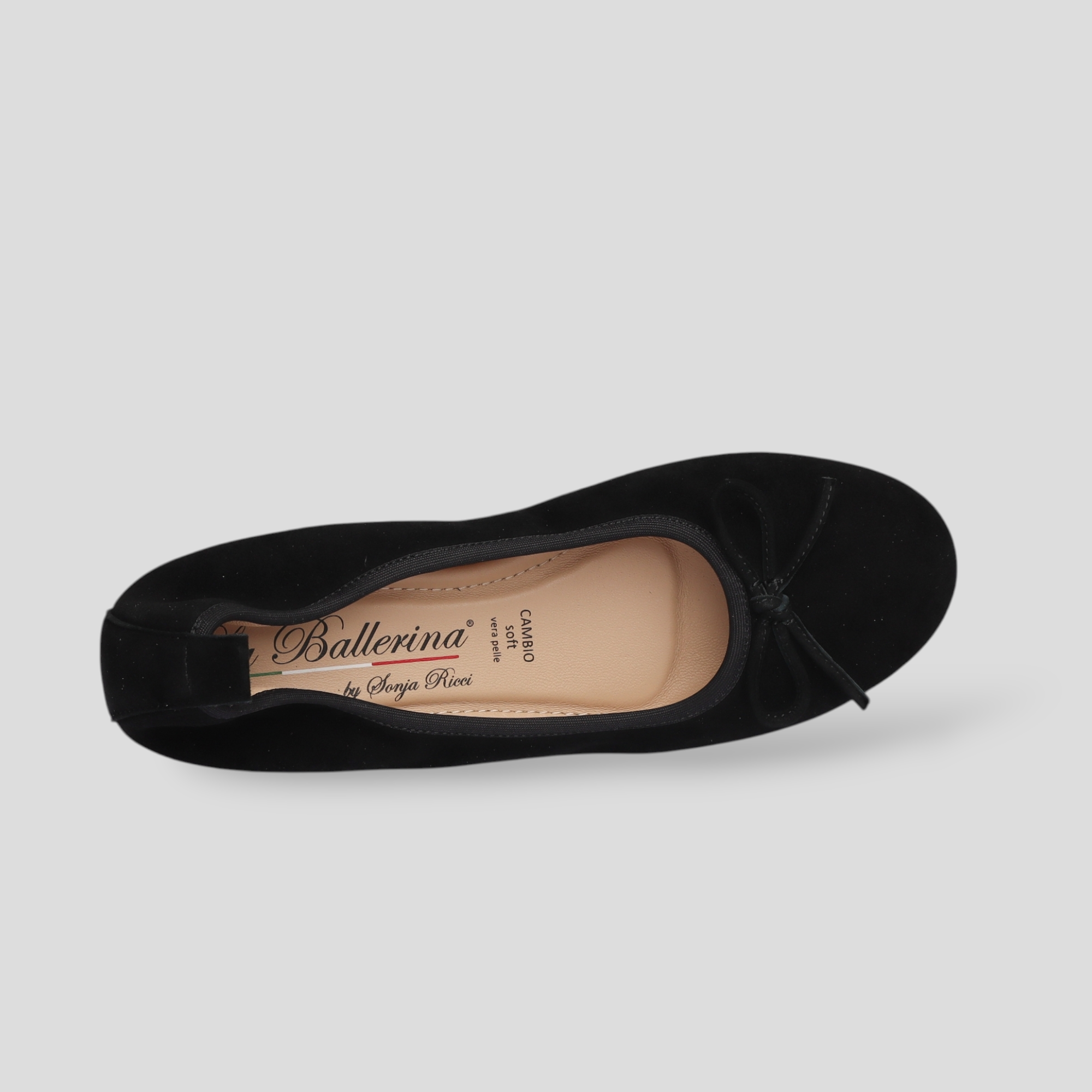 14W💕 La Ballerina CAMBIO – Ballerines femme en daim coloris lait-beige, doublées chaudement pour l'hiver