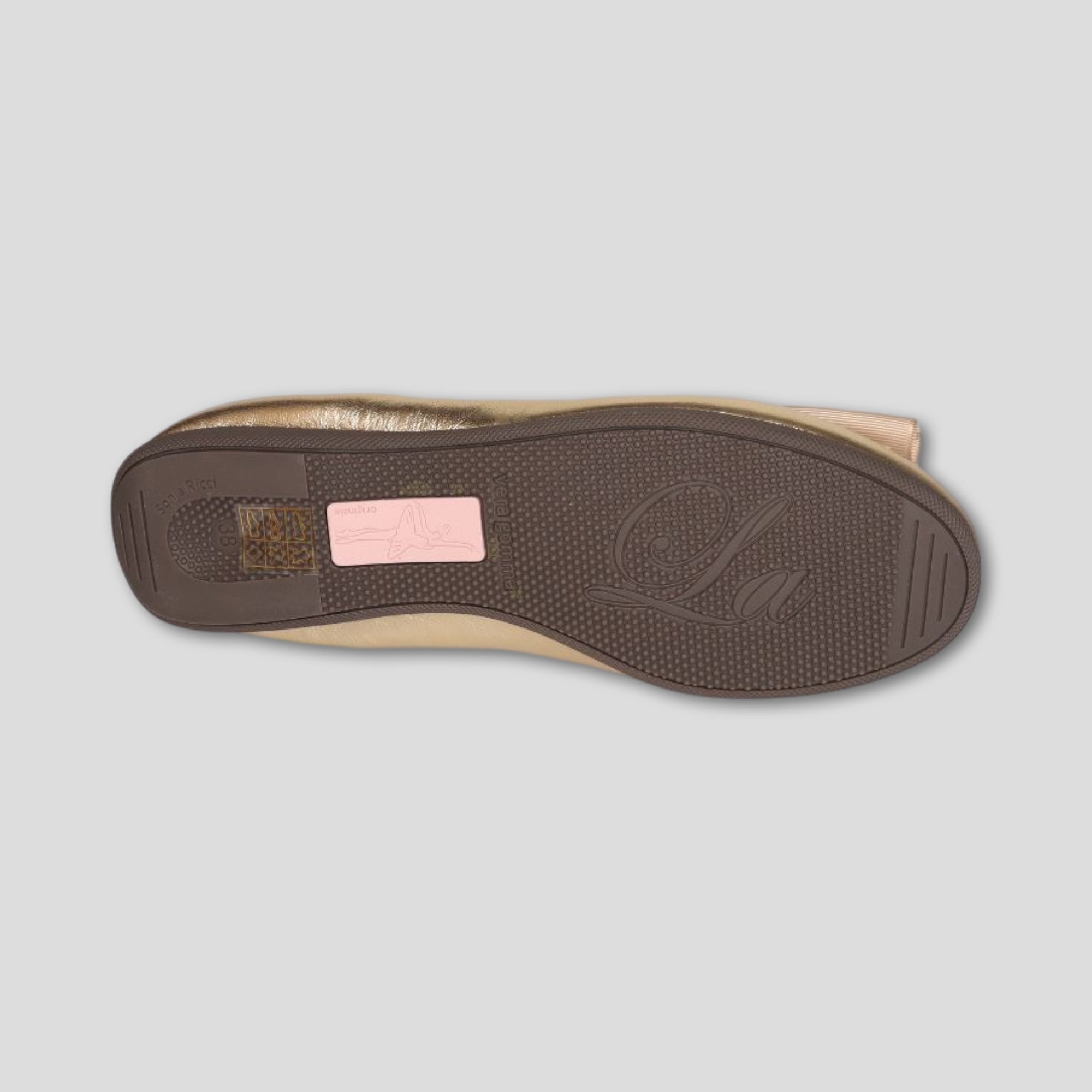 La Ballerina Ballerina Gold Leder (108) - La Ballerina