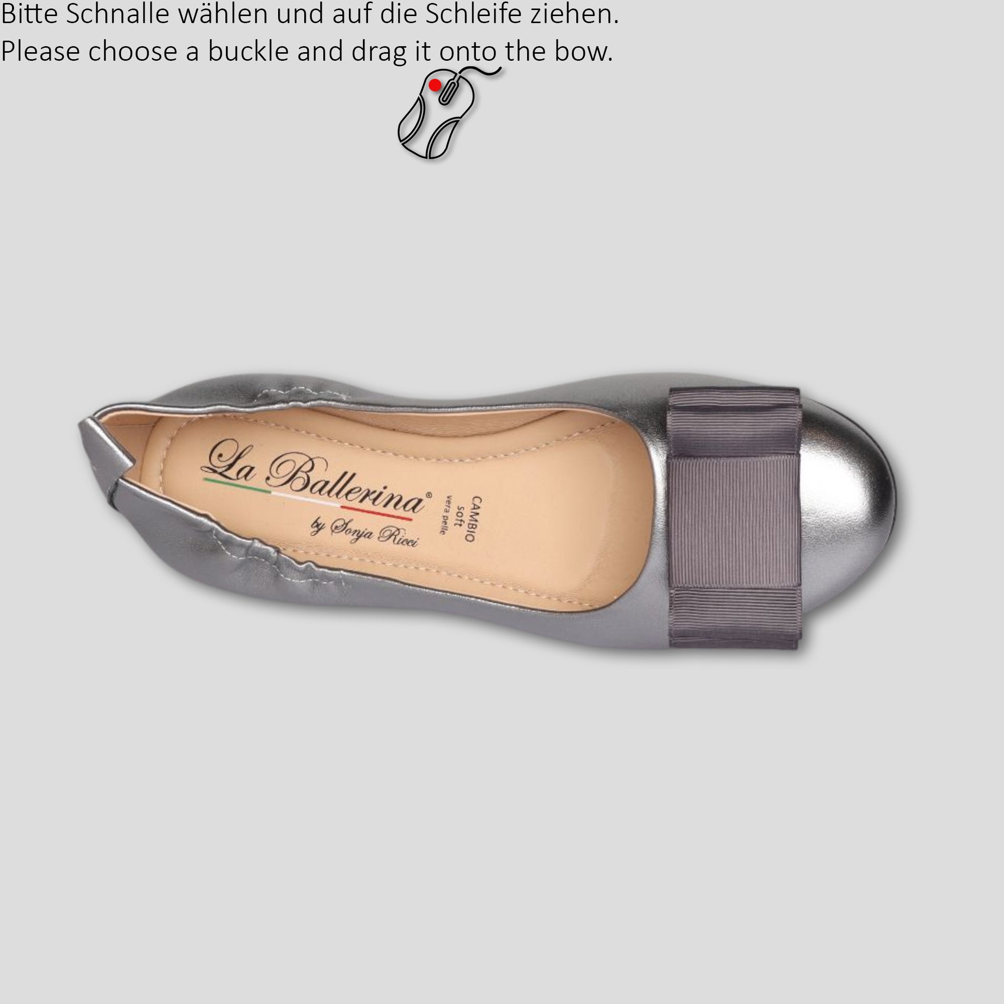 La Ballerina Ballerina Silber Metallic (111) - La Ballerina