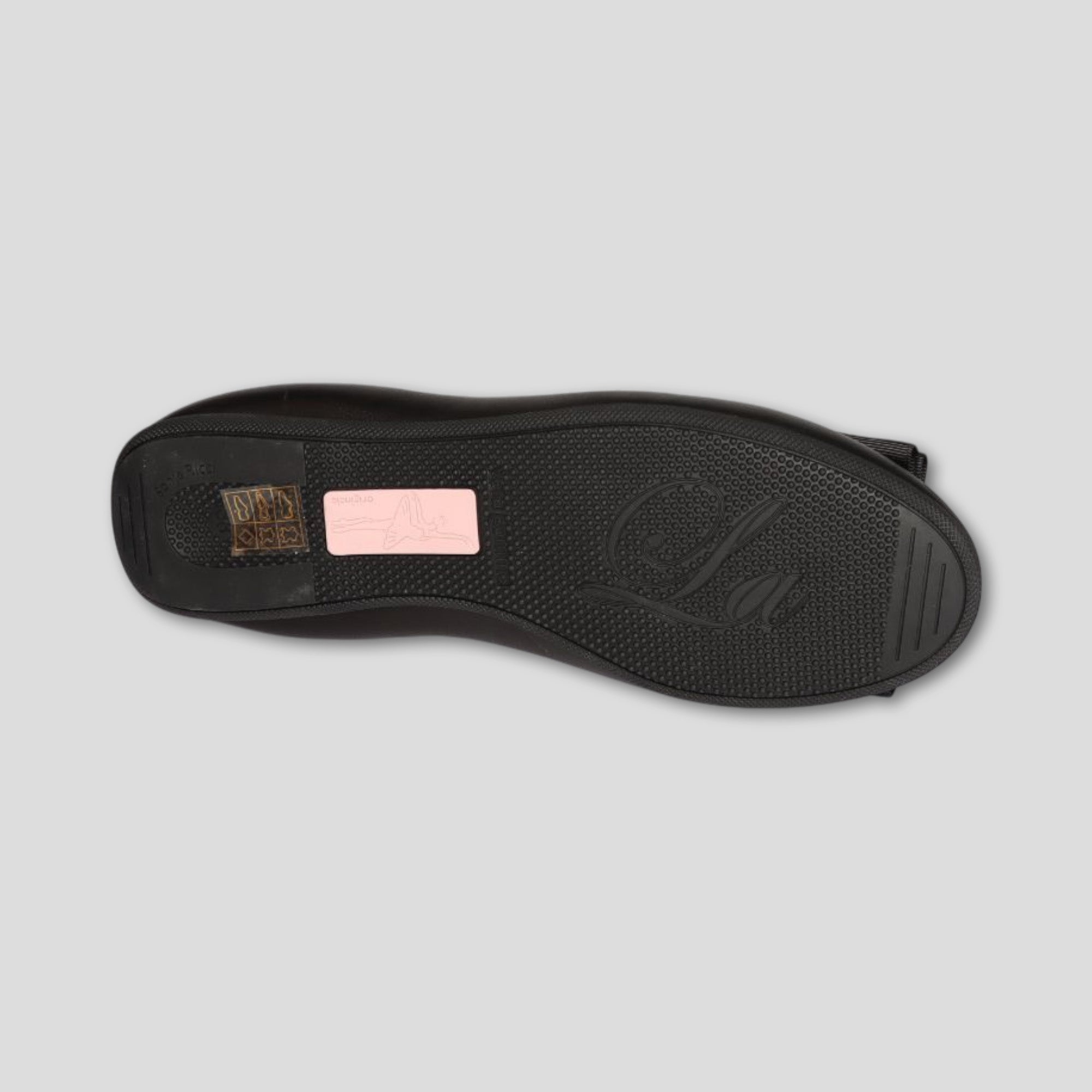 La Ballerina Leder Ballerina Schwarz (01) - La Ballerina