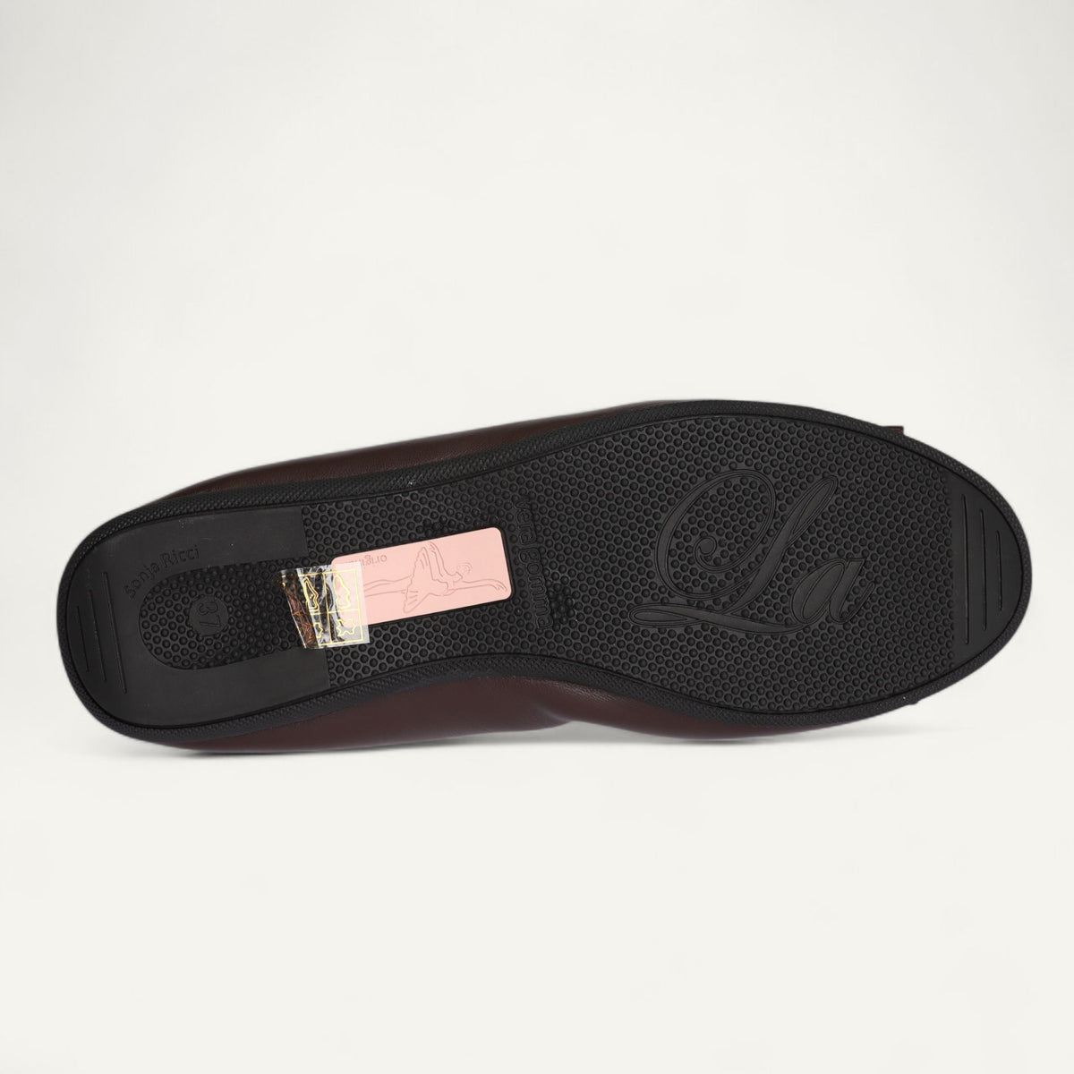 CAMBIO Winter women’s ballet flats in nappa leather — Brown, lambskin lining – N16-245