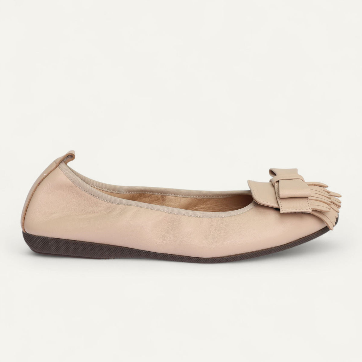 CAMBIO Damen-Ballerinas aus Nappaleder in Beige CAMBIO Ballerinas
