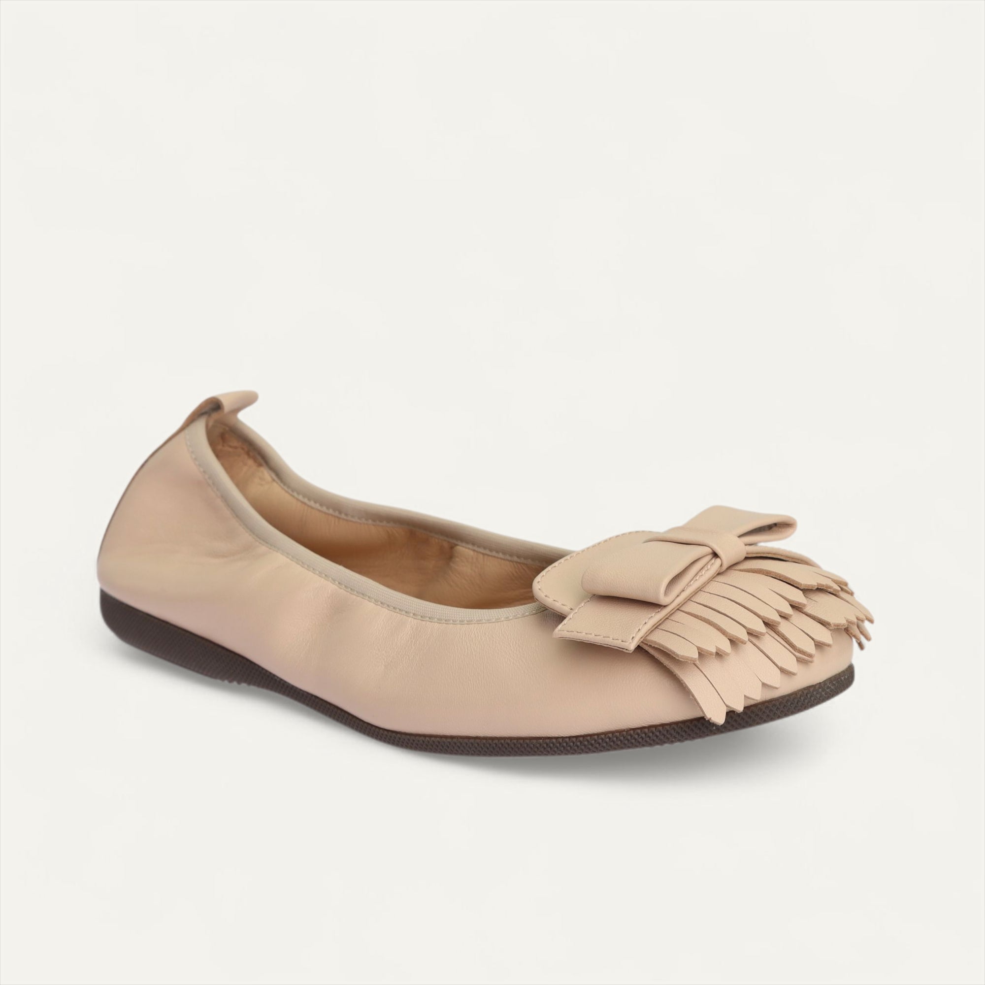 CAMBIO Damen-Ballerinas aus Nappaleder in Beige CAMBIO Ballerinas