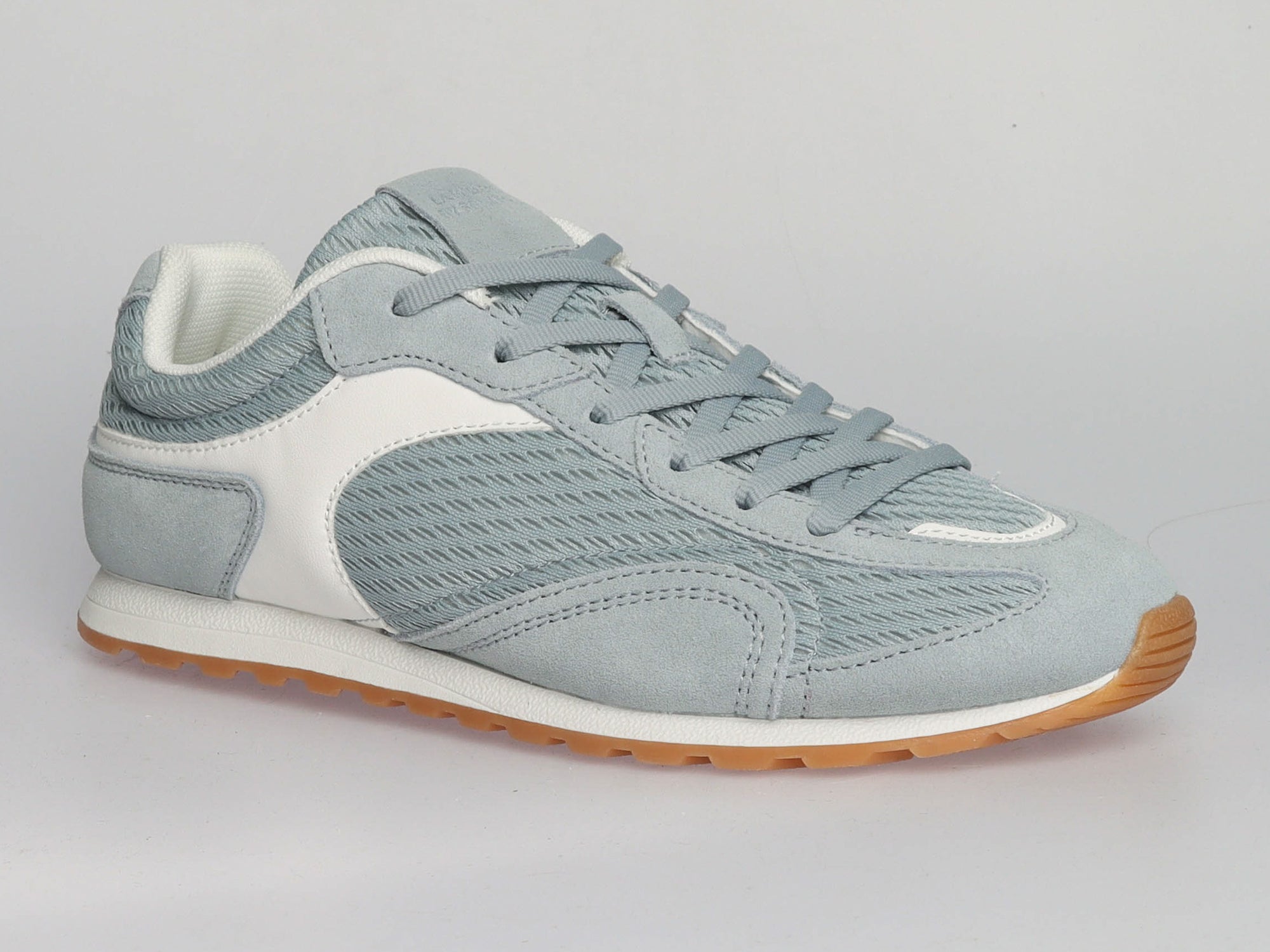 Premium Damen Sneaker Light Blue – Leder &amp; Textil | LA BALLERINA UP26AS017