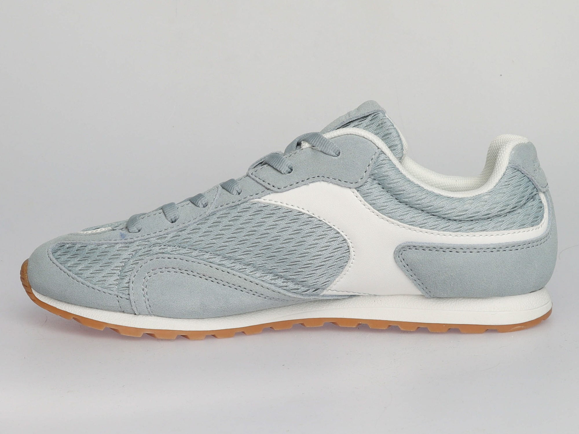 Premium Damen Sneaker Light Blue – Leder &amp; Textil | LA BALLERINA UP26AS017