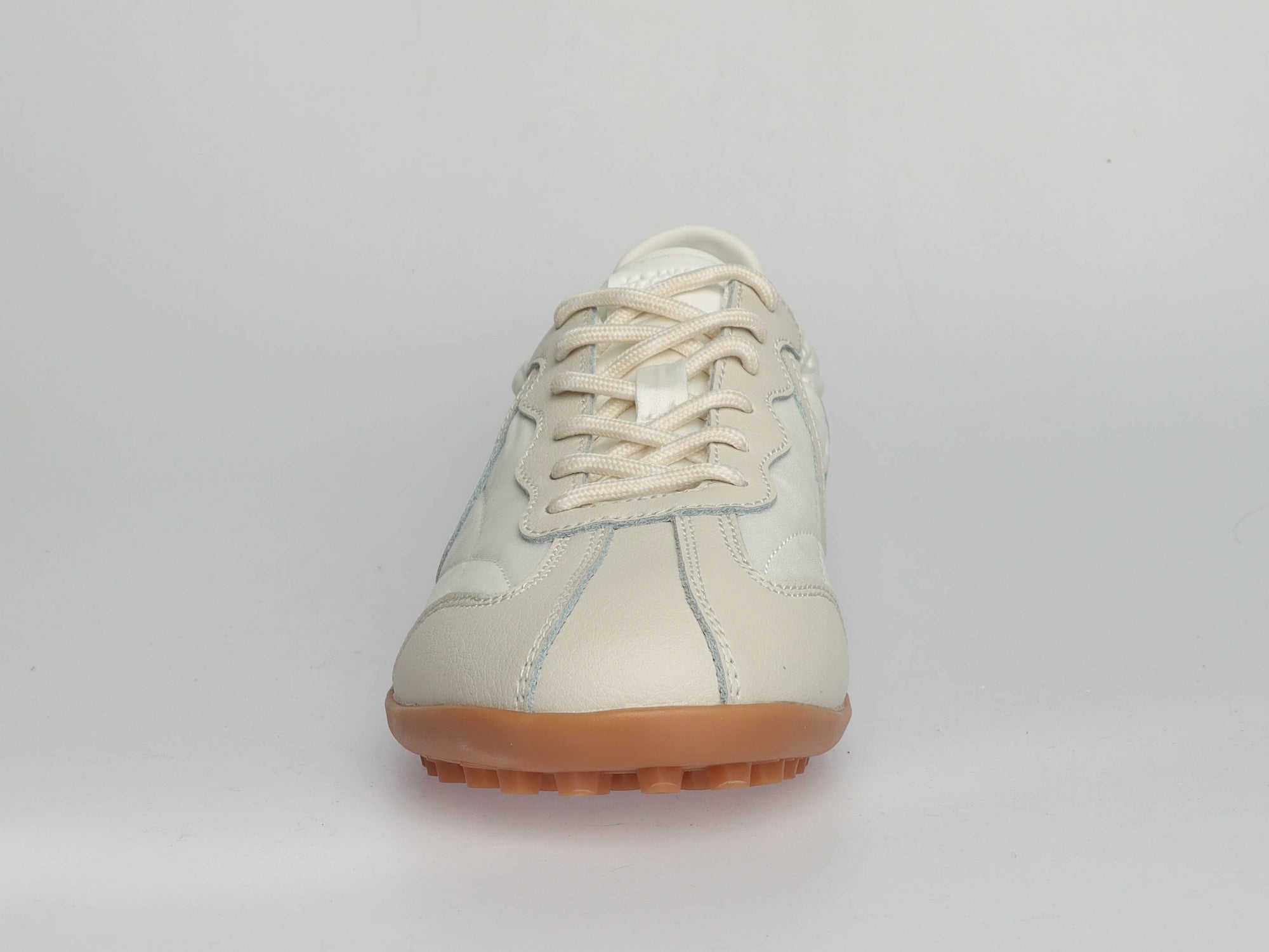 Premium Damen Sneaker Beige Multi – Leder &amp; Textil UP26AH003 BEIGE MULTI