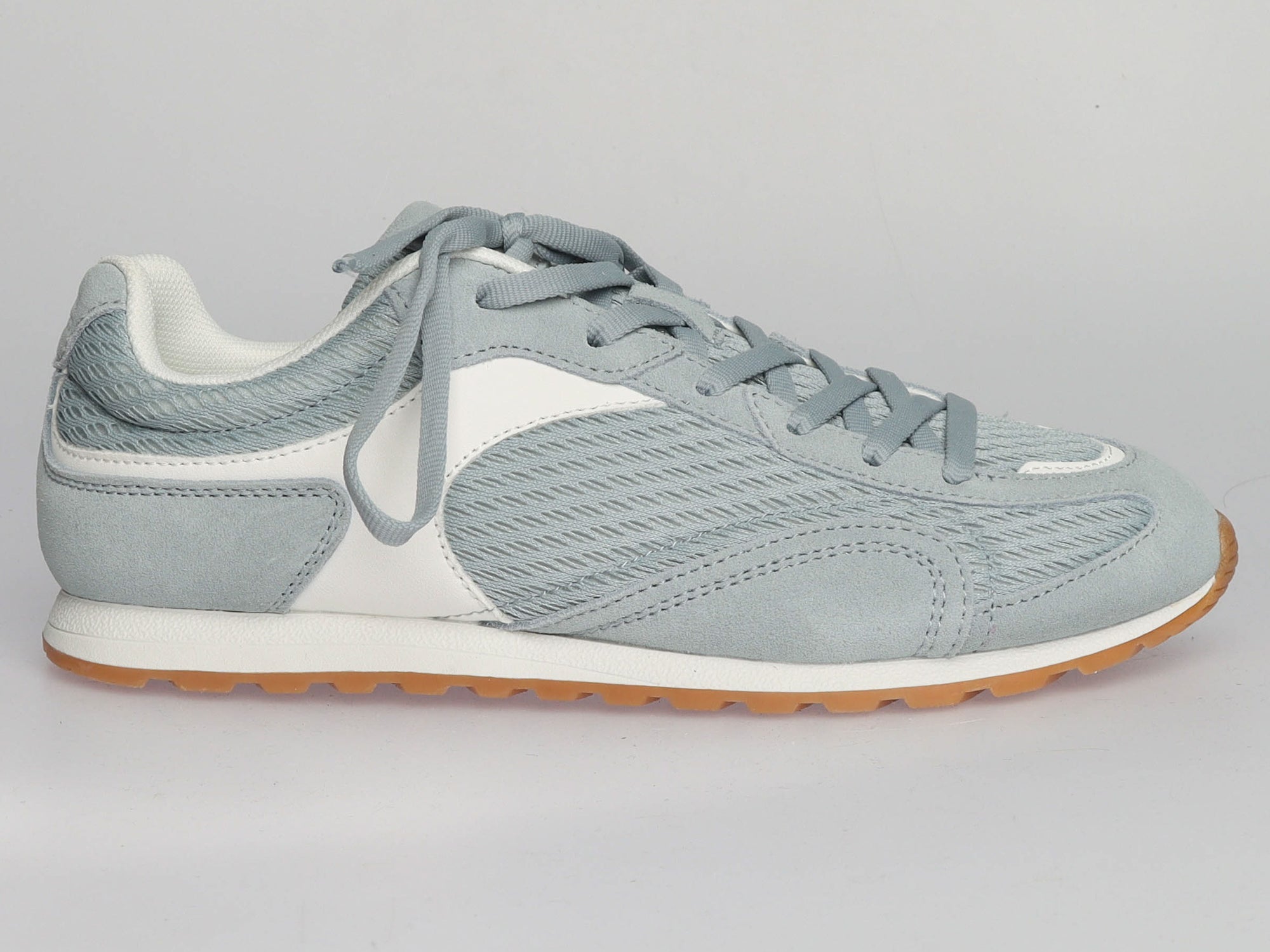 Premium Damen Sneaker Light Blue – Leder &amp; Textil | LA BALLERINA UP26AS017