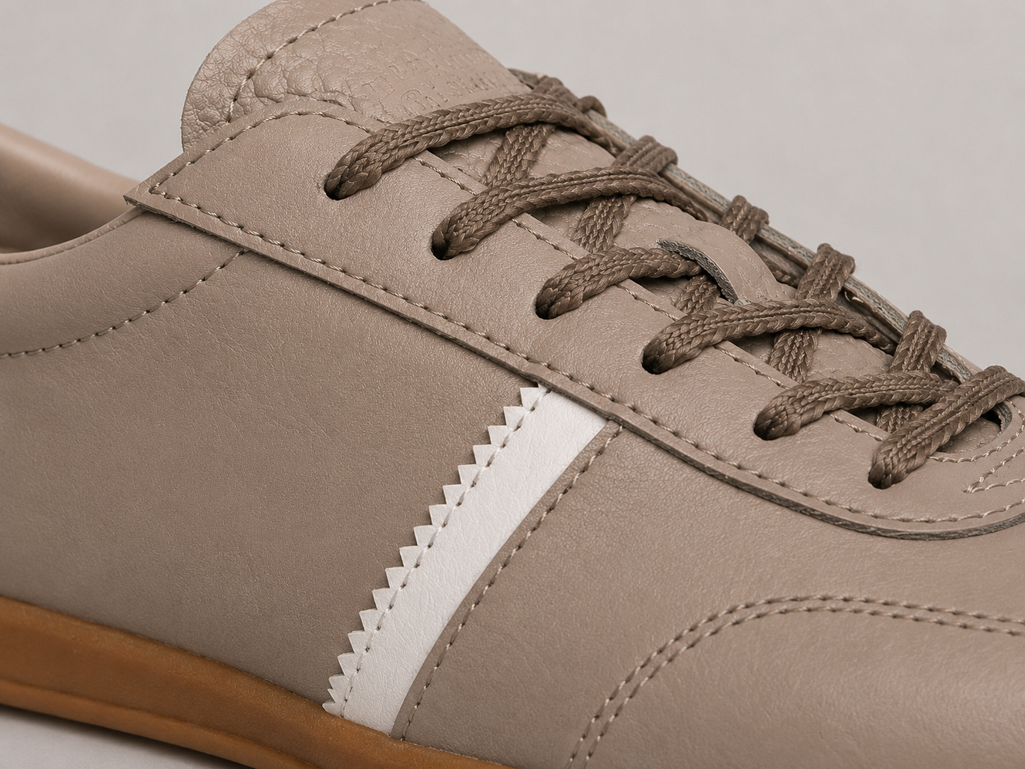 Premium Damen Sneaker Taupe – Leder | LA BALLERINA UP26AS017-top-441 - La Ballerina
