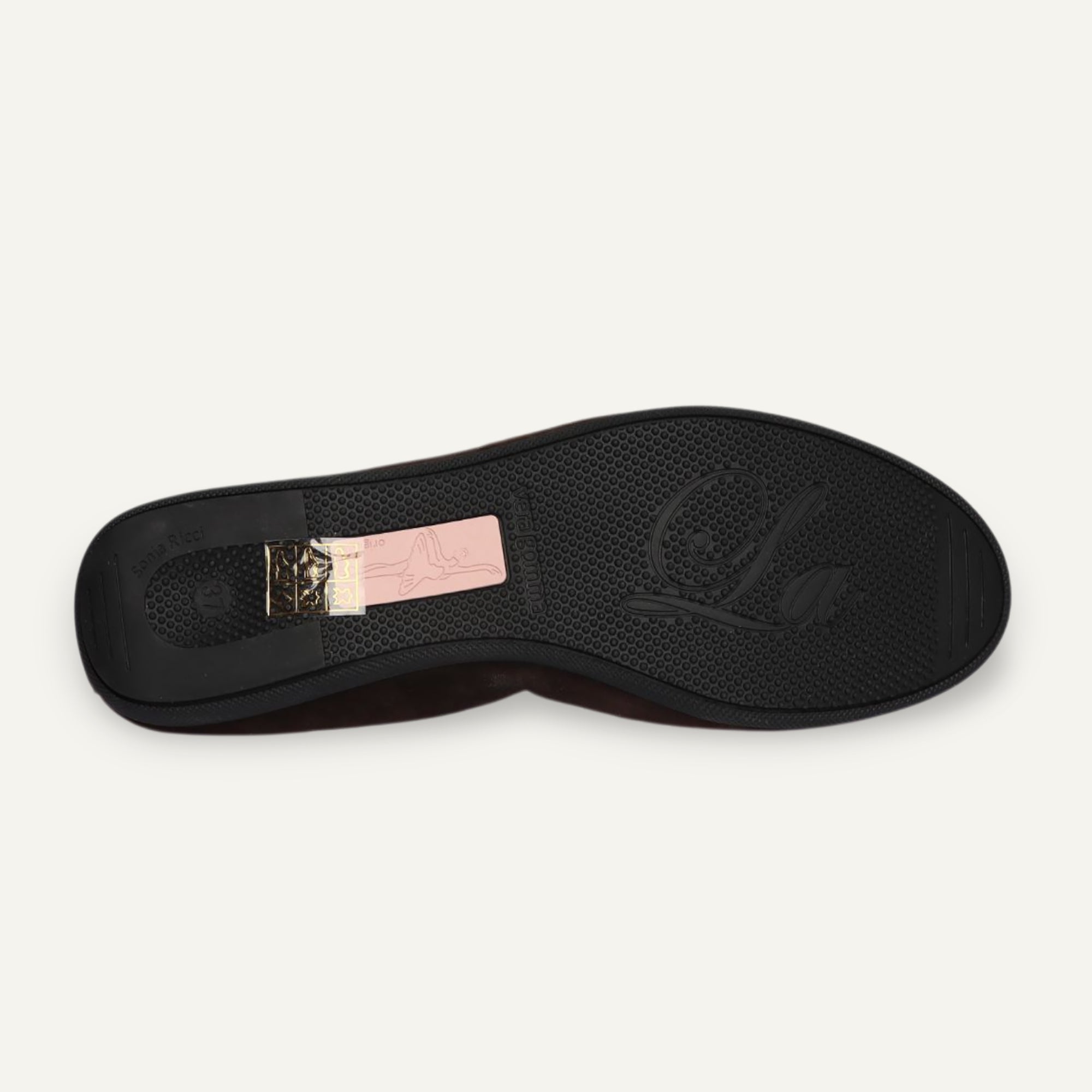 BASIC Damen-Ballerinas aus Veloursleder in Braun – C103-245 BASIC Ballerinas