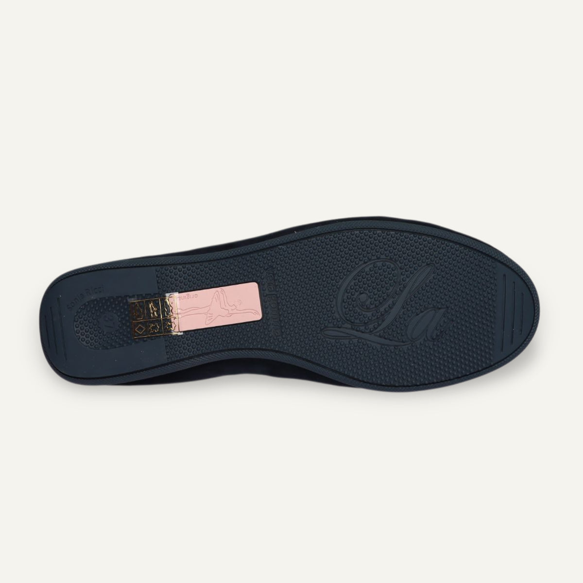 BASIC Winter Damen-Ballerinas aus Veloursleder in Dunkelblau mit Lammfell – C17-118 BASIC Winter Ballerinas