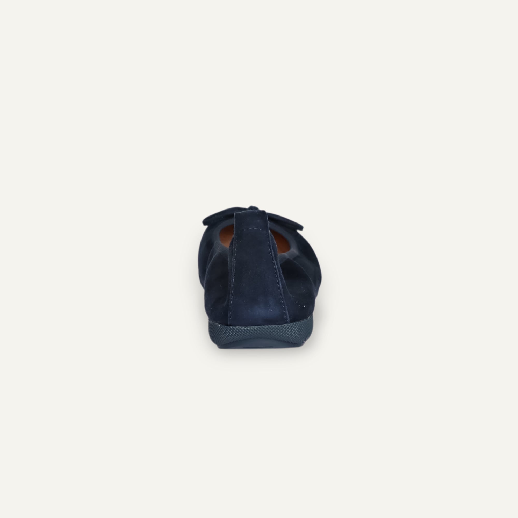 BASIC Damen-Ballerinas aus Veloursleder in Blau BASIC Ballerinas