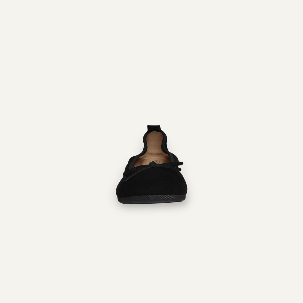 BASIC Damen-Ballerinas aus Veloursleder in Schwarz – C4-010 BASIC Ballerinas