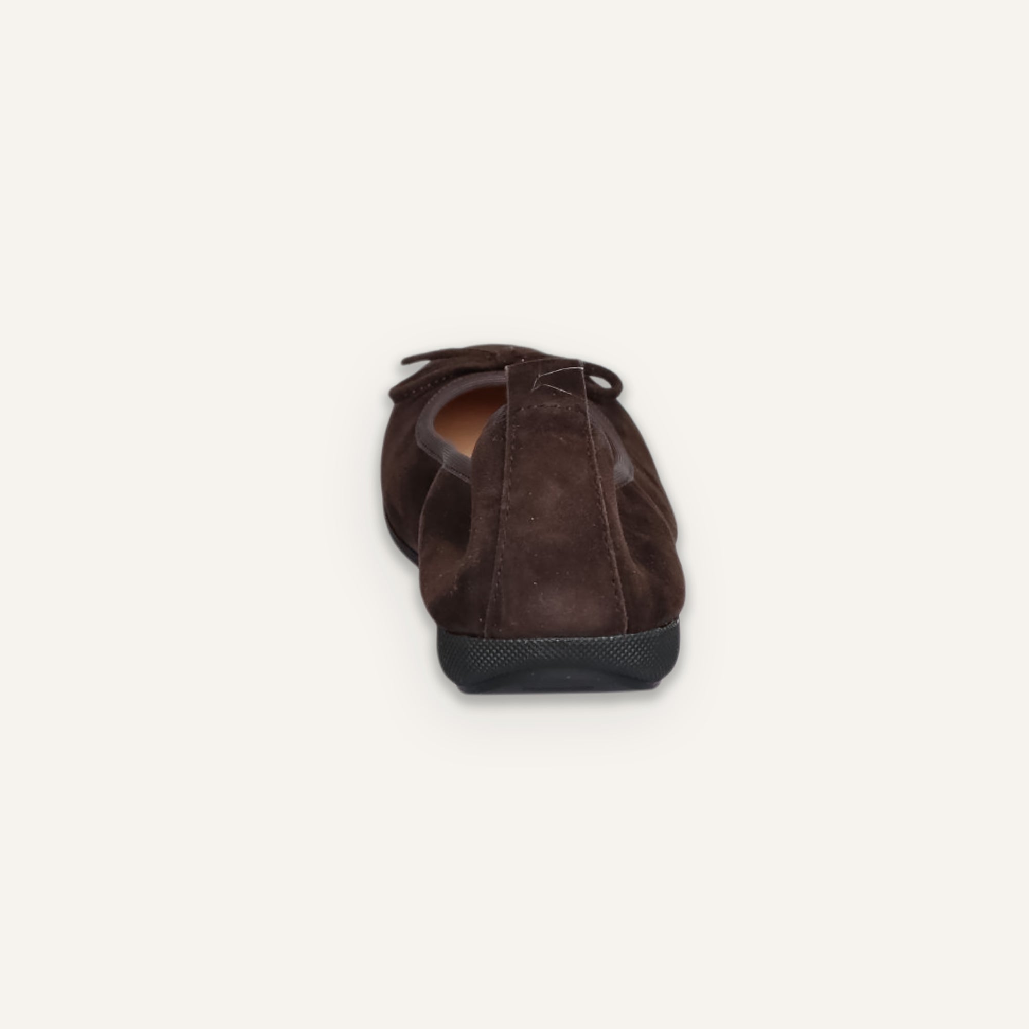 BASIC Damen-Ballerinas aus Veloursleder in Braun – C103-245 BASIC Ballerinas