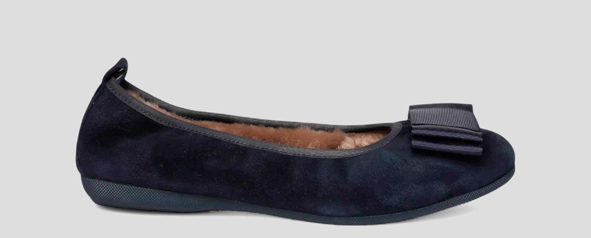 03W 💕La Ballerina CAMBIO Warmgefüttert Veloursleder blau