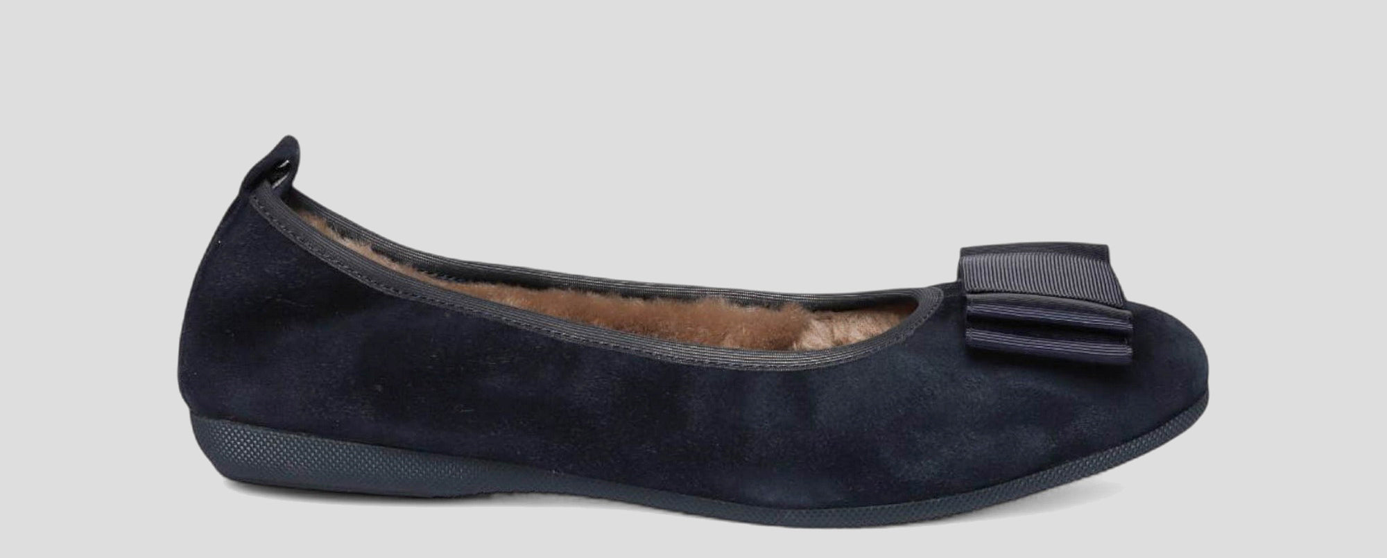 03W 💕La Ballerina CAMBIO Warmgefüttert Veloursleder blau - La Ballerina