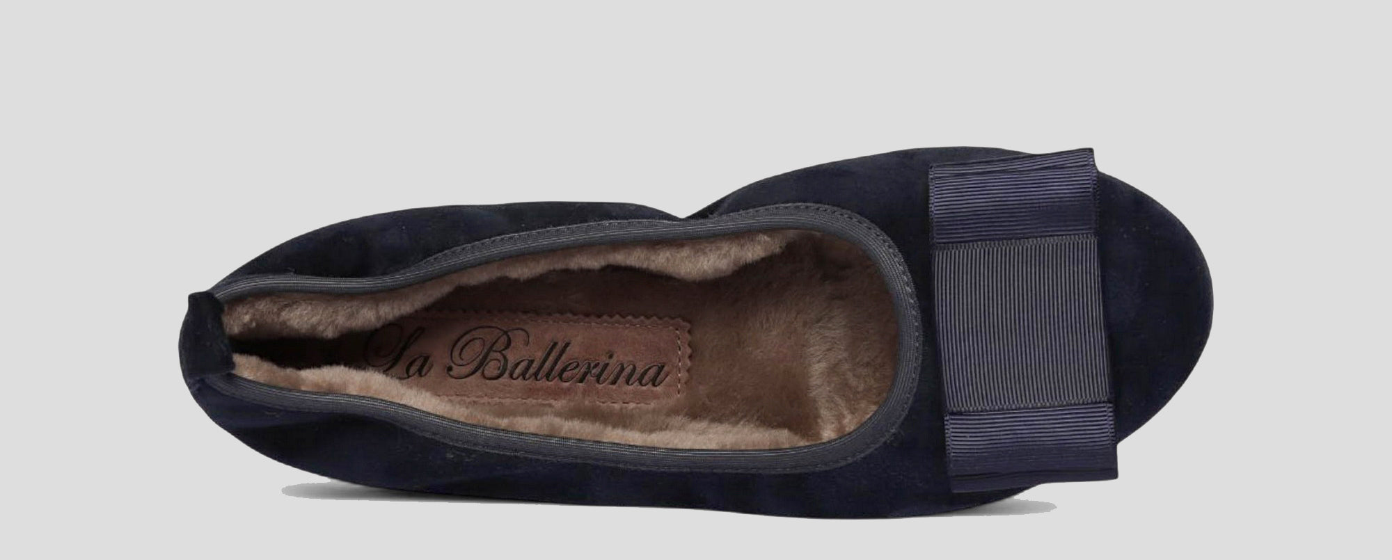 03W 💕La Ballerina CAMBIO Warmgefüttert Veloursleder blau - La Ballerina