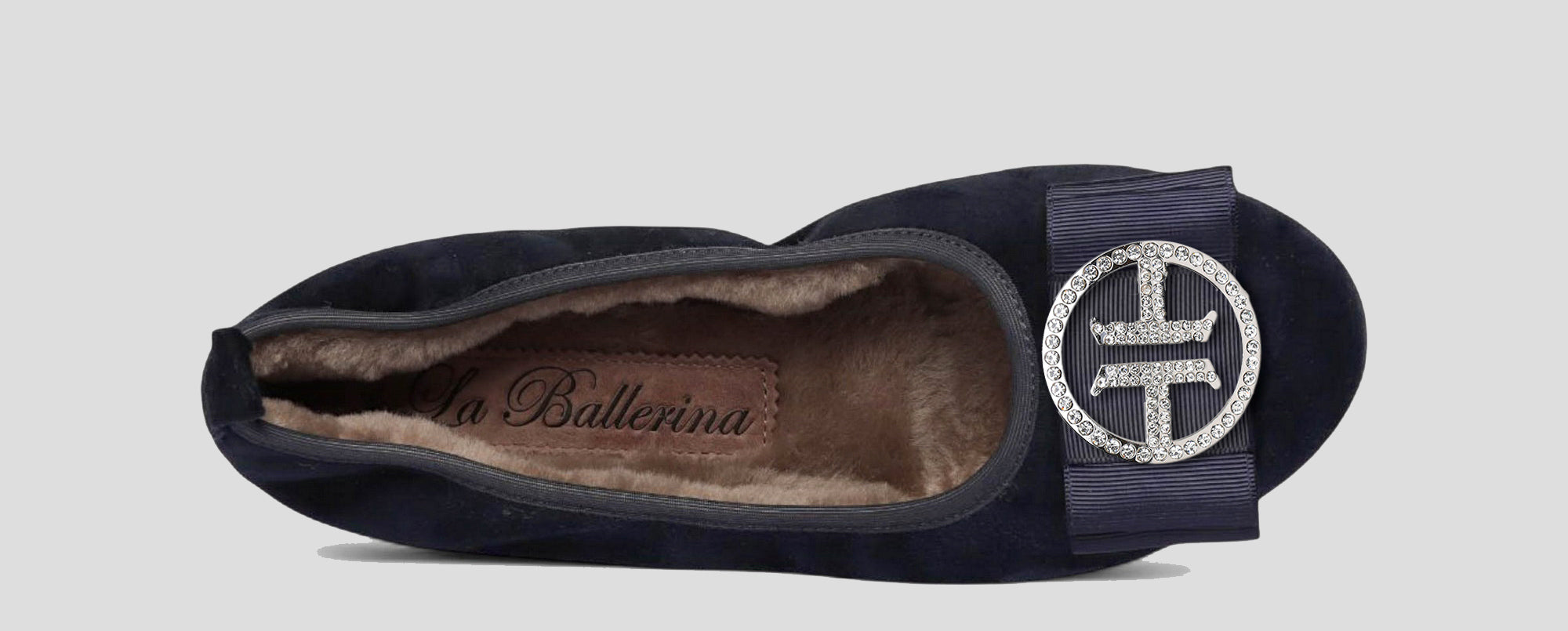 03W 💕La Ballerina CAMBIO Warmgefüttert Veloursleder blau