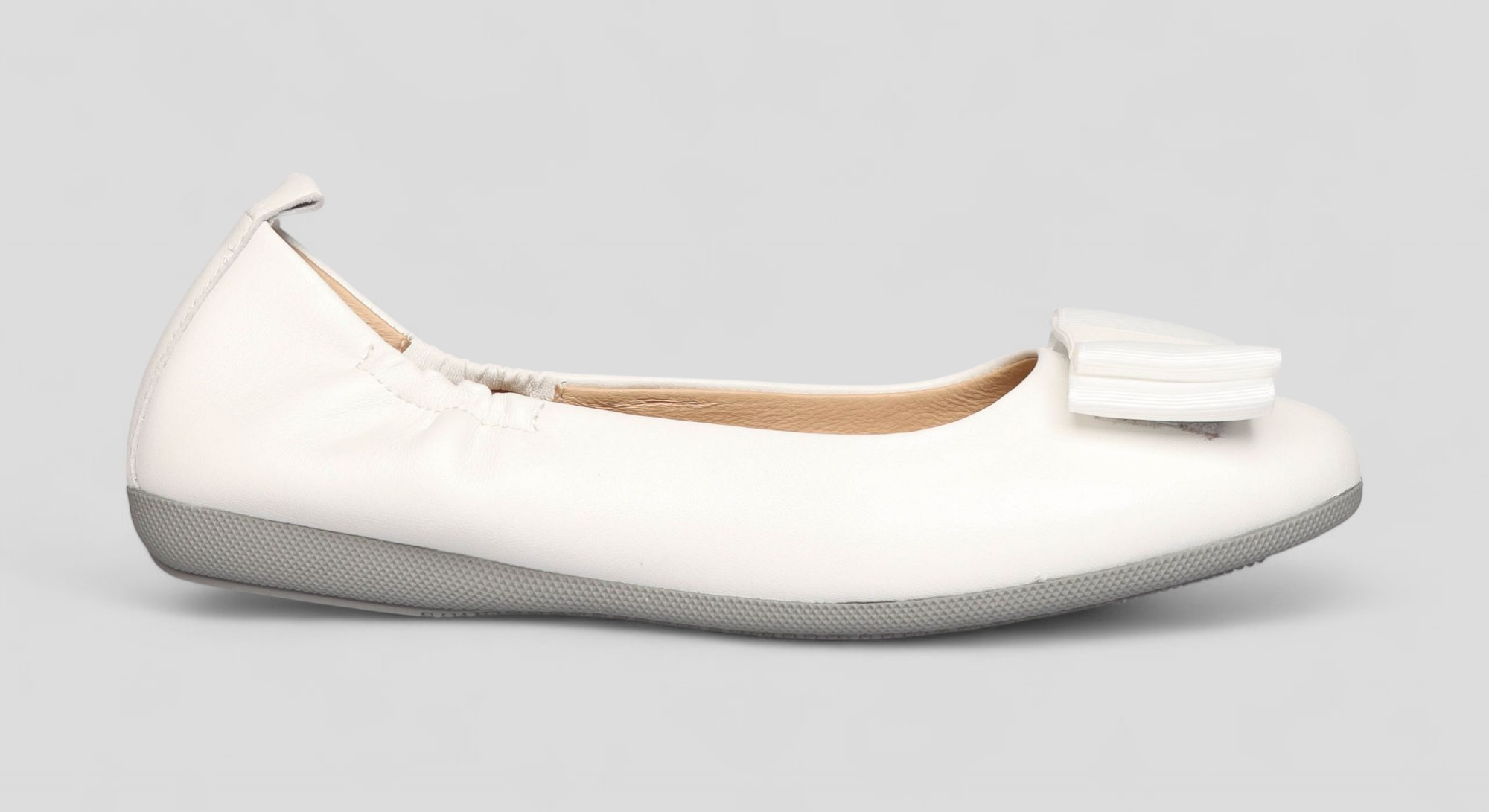 La Ballerina Ballerina Weiß Leder (105) - La Ballerina