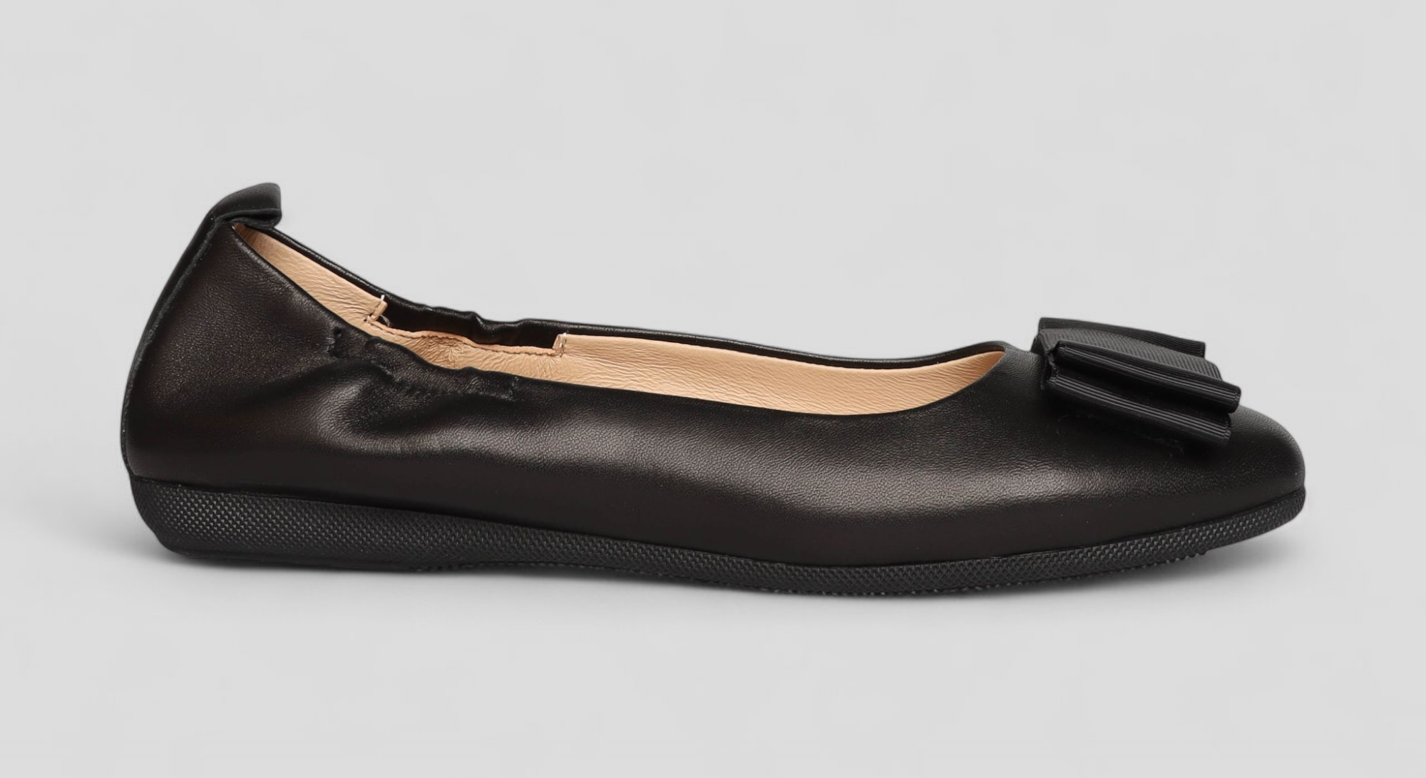 La Ballerina Leder Ballerina Schwarz (01) - La Ballerina