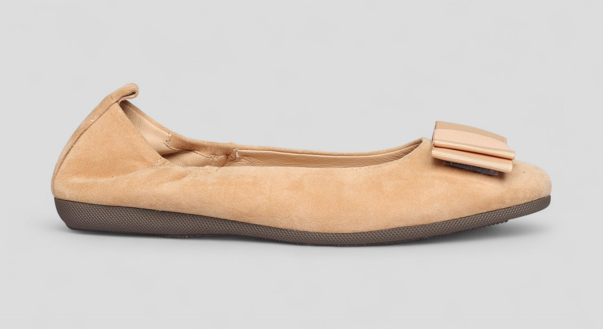 La Ballerina Ballerina Beige Wildleder (106) - La Ballerina