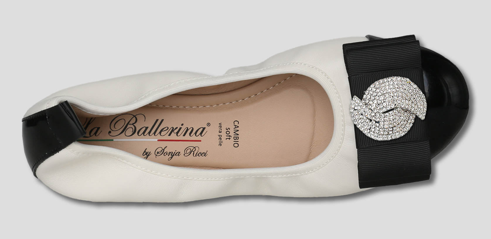 NAPPA-VERNICE BIANCO-NERO - La Ballerina