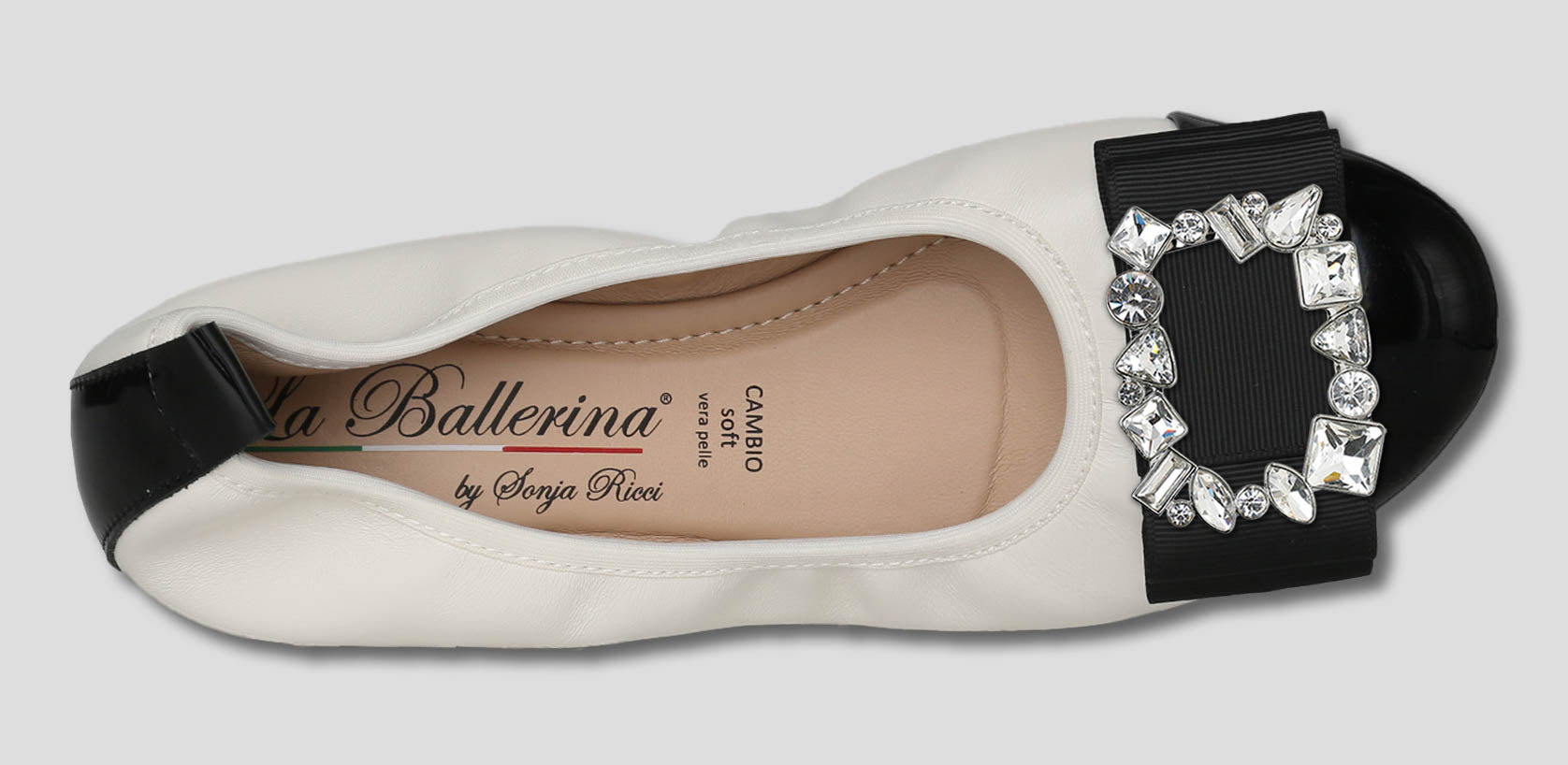 NAPPA-VERNICE BIANCO-NERO - La Ballerina