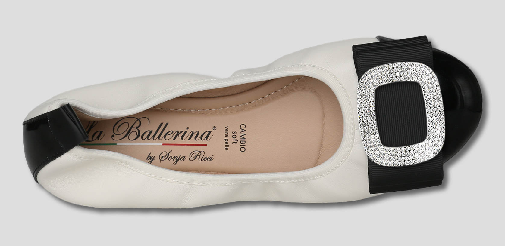 NAPPA-VERNICE BIANCO-NERO - La Ballerina